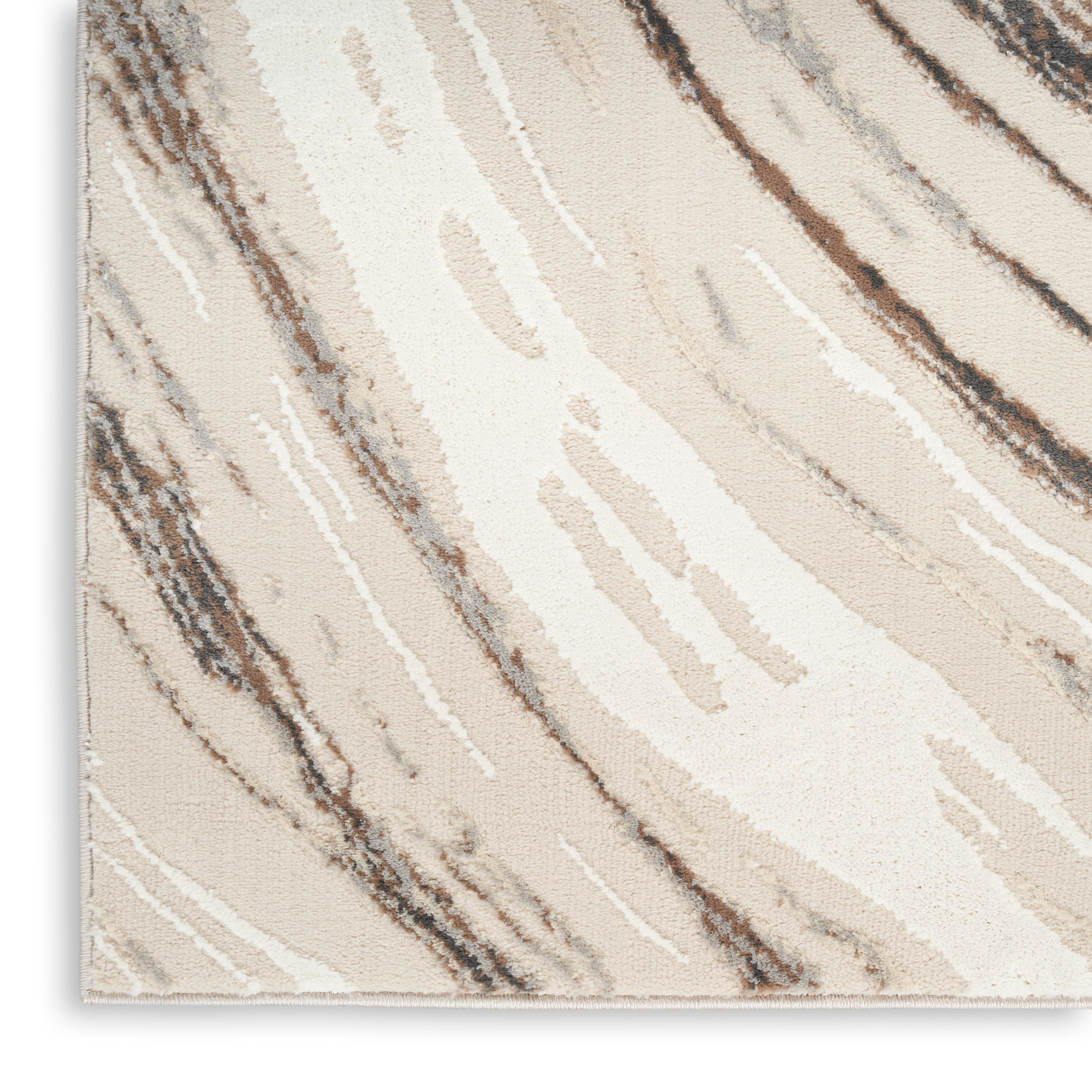 Nourison Sustainable Trends SUT05 Beige/Grey Large Rectangle Rug