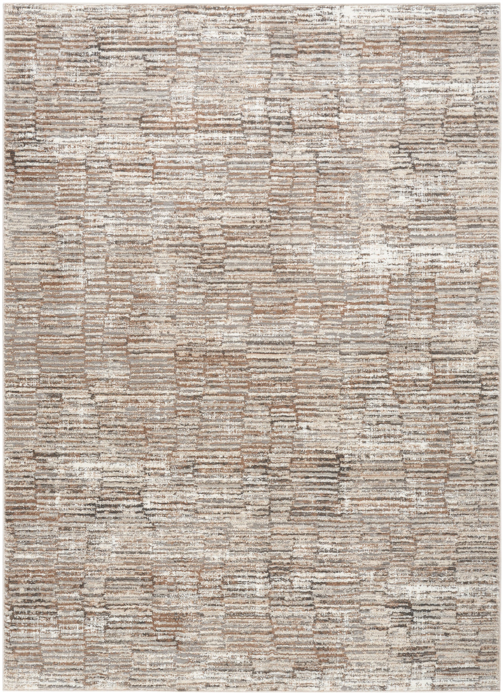 Nourison Sustainable Trends SUT06 Ivory/Mocha Brown Large Rectangle Rug