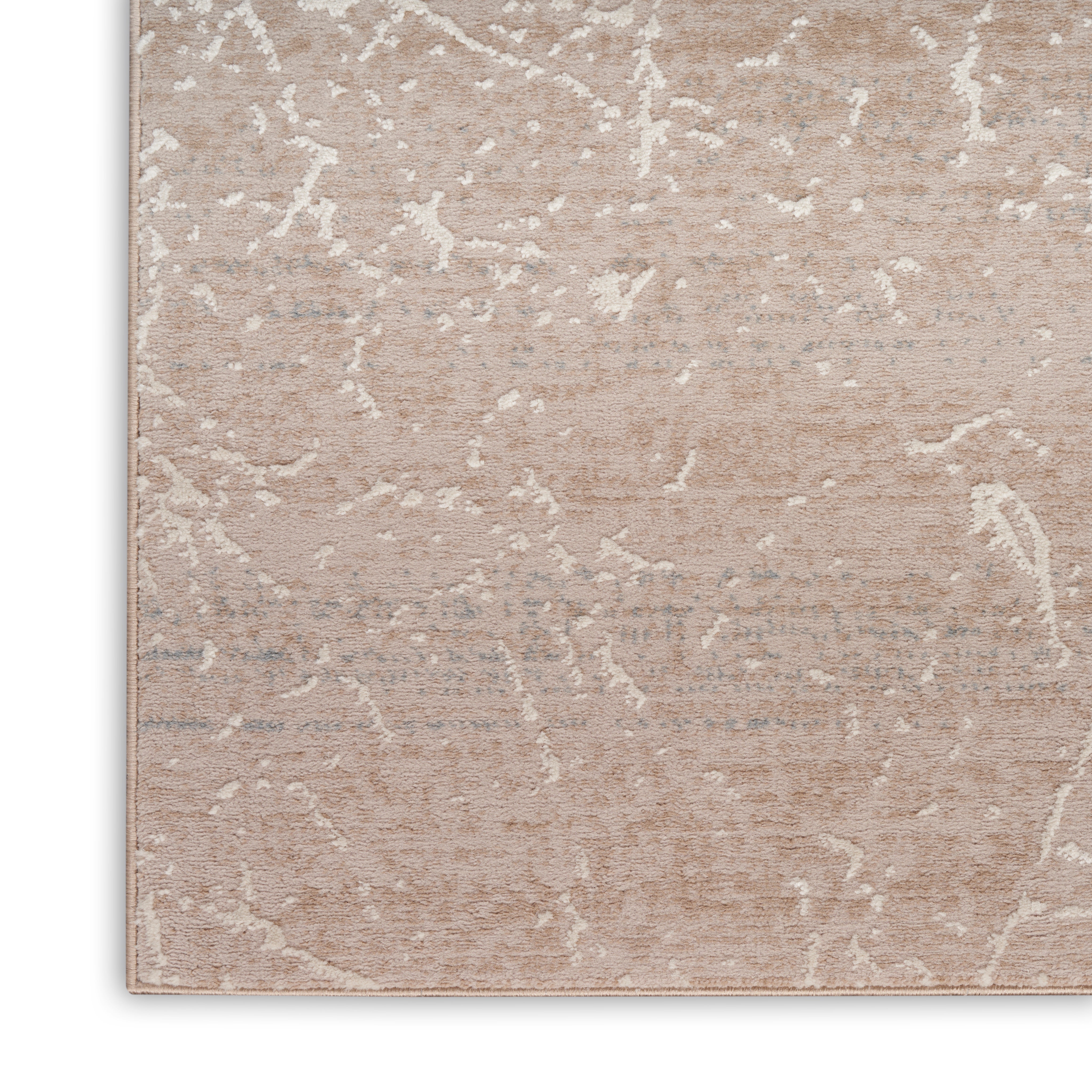 Nourison Exhale EXL02 Mocha Brown/Ivory Large Rectangle Rug