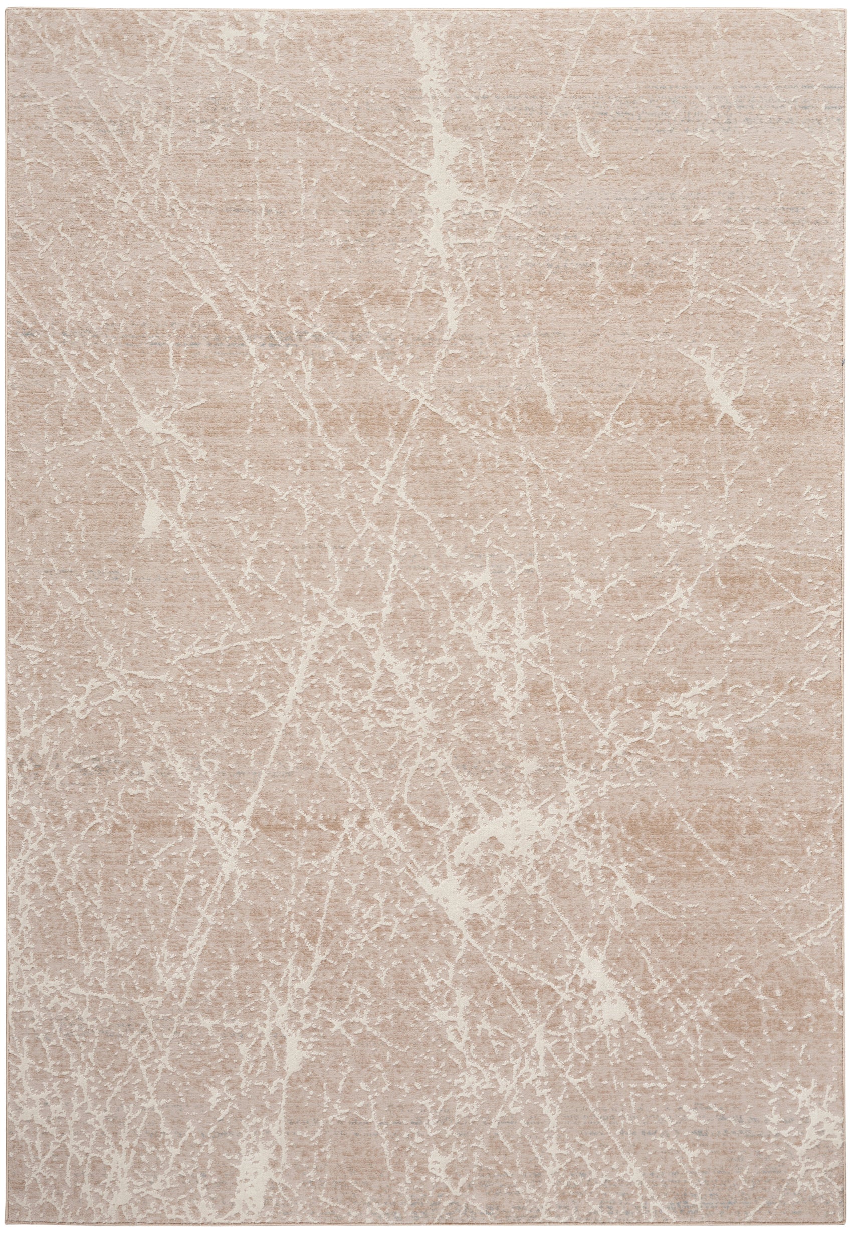 Nourison Exhale EXL02 Mocha Brown/Ivory Large Rectangle Rug