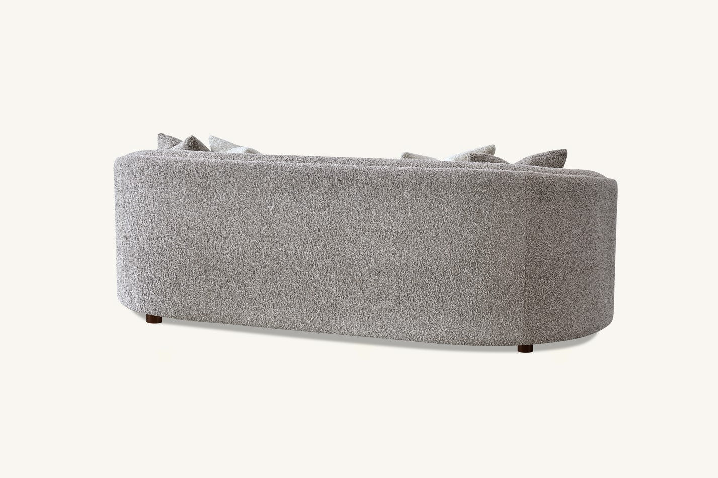 Aluxo Kira Teddy Latte Taupe Boucle Sofa | 3 Seater