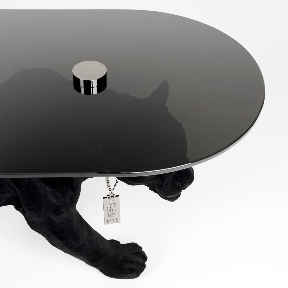 Bold Monkey Dope as Hell All Black Panther Coffee Table