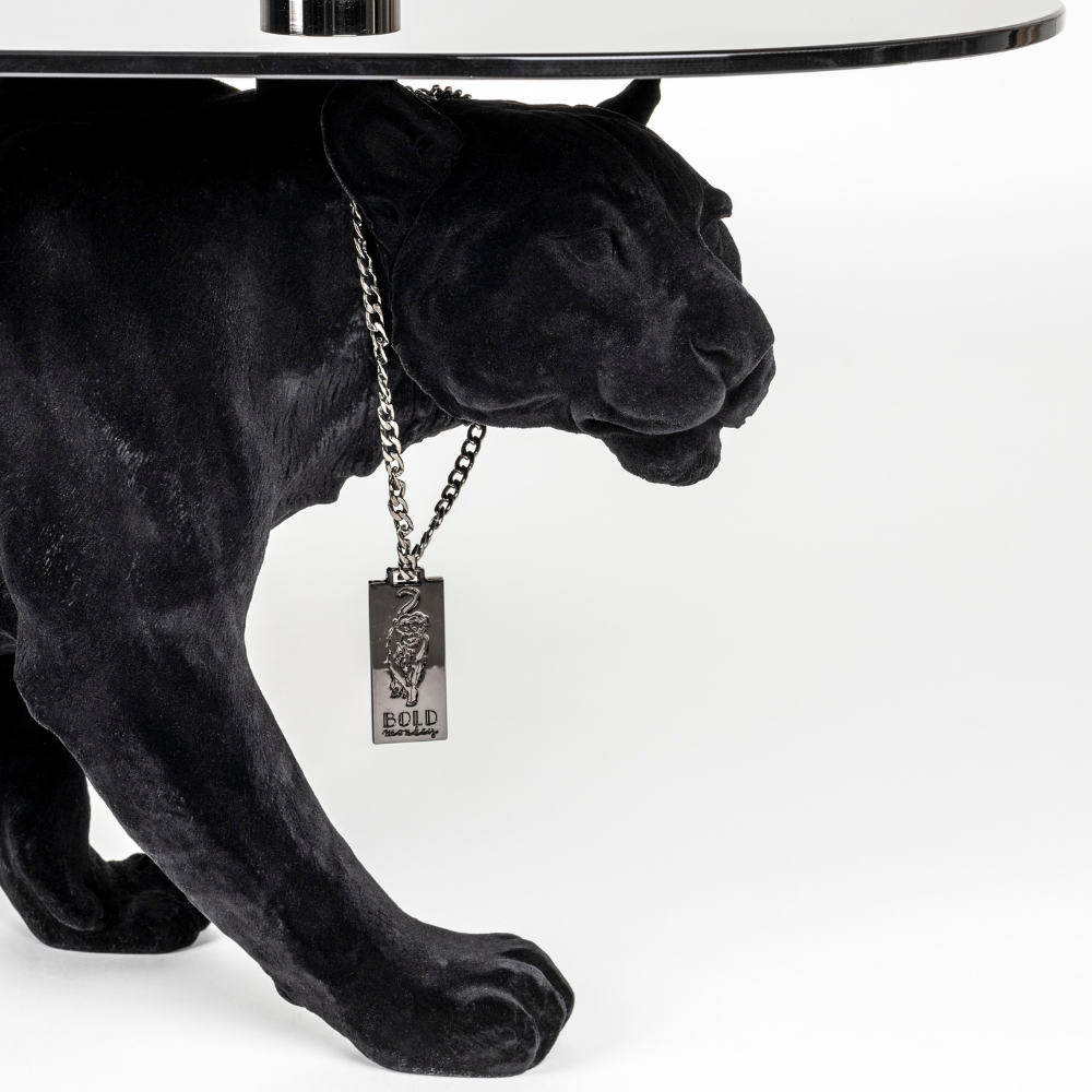 Bold Monkey Dope as Hell All Black Panther Coffee Table