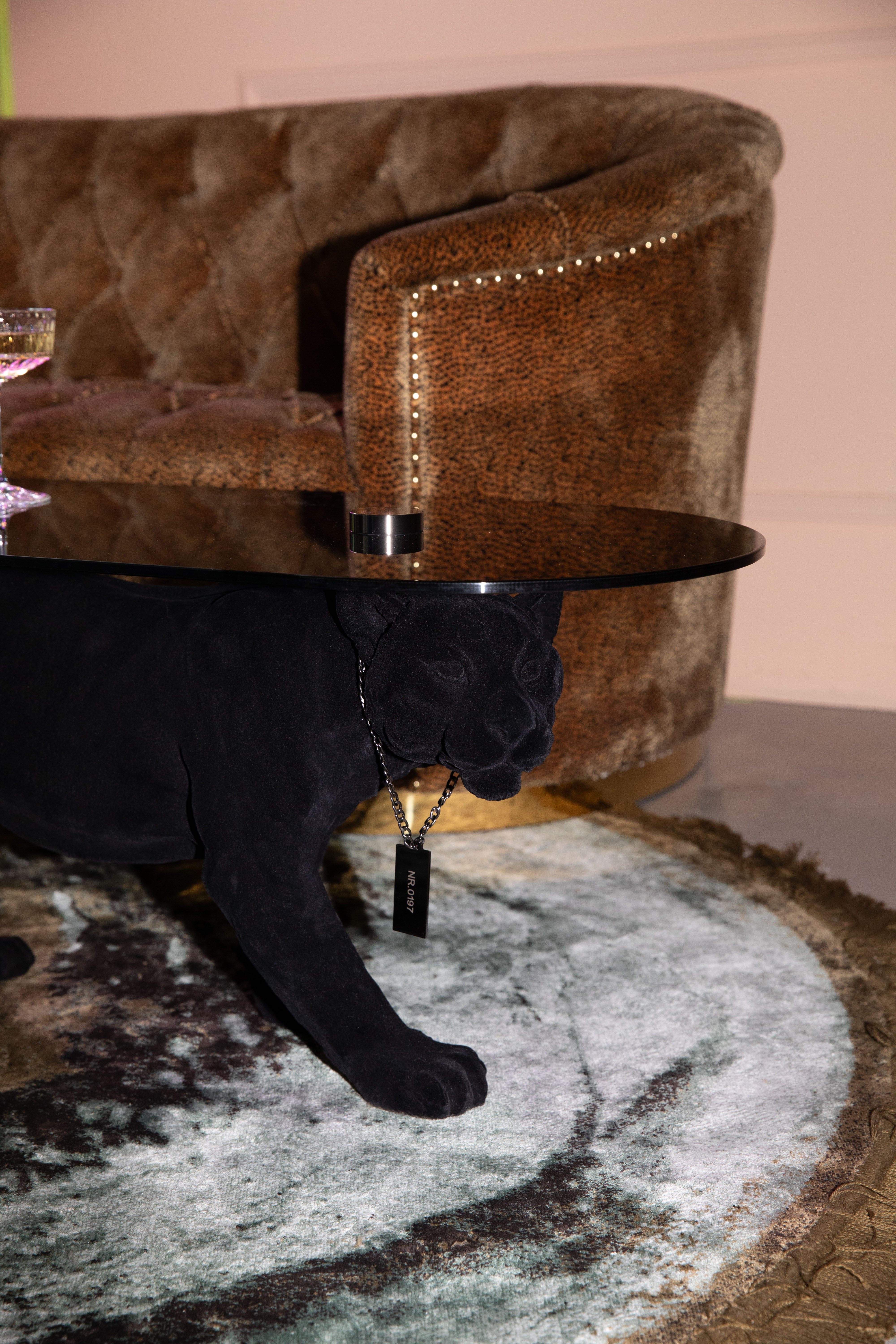 Bold Monkey Dope as Hell All Black Panther Coffee Table