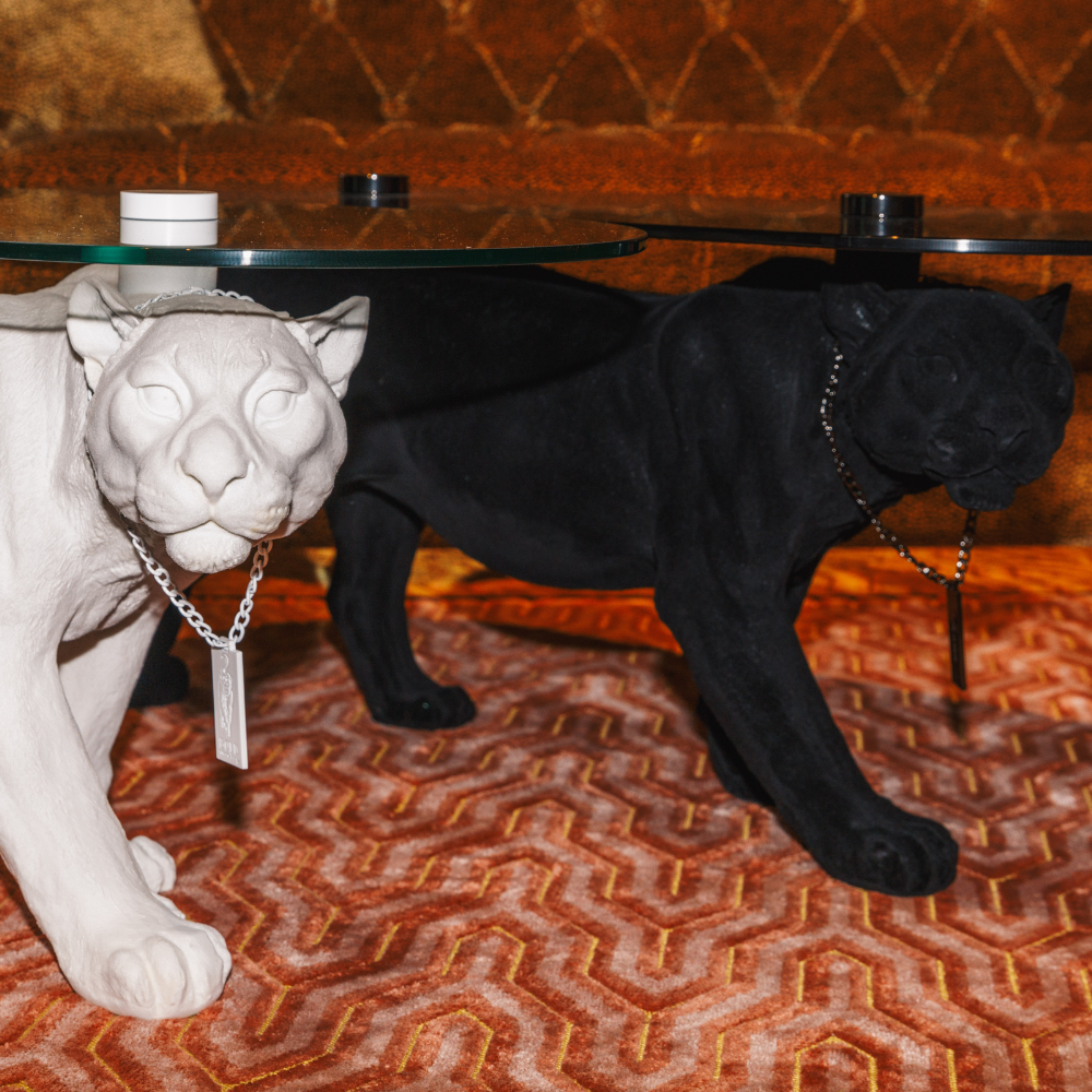 Bold Monkey Dope as Hell All Black Panther Coffee Table