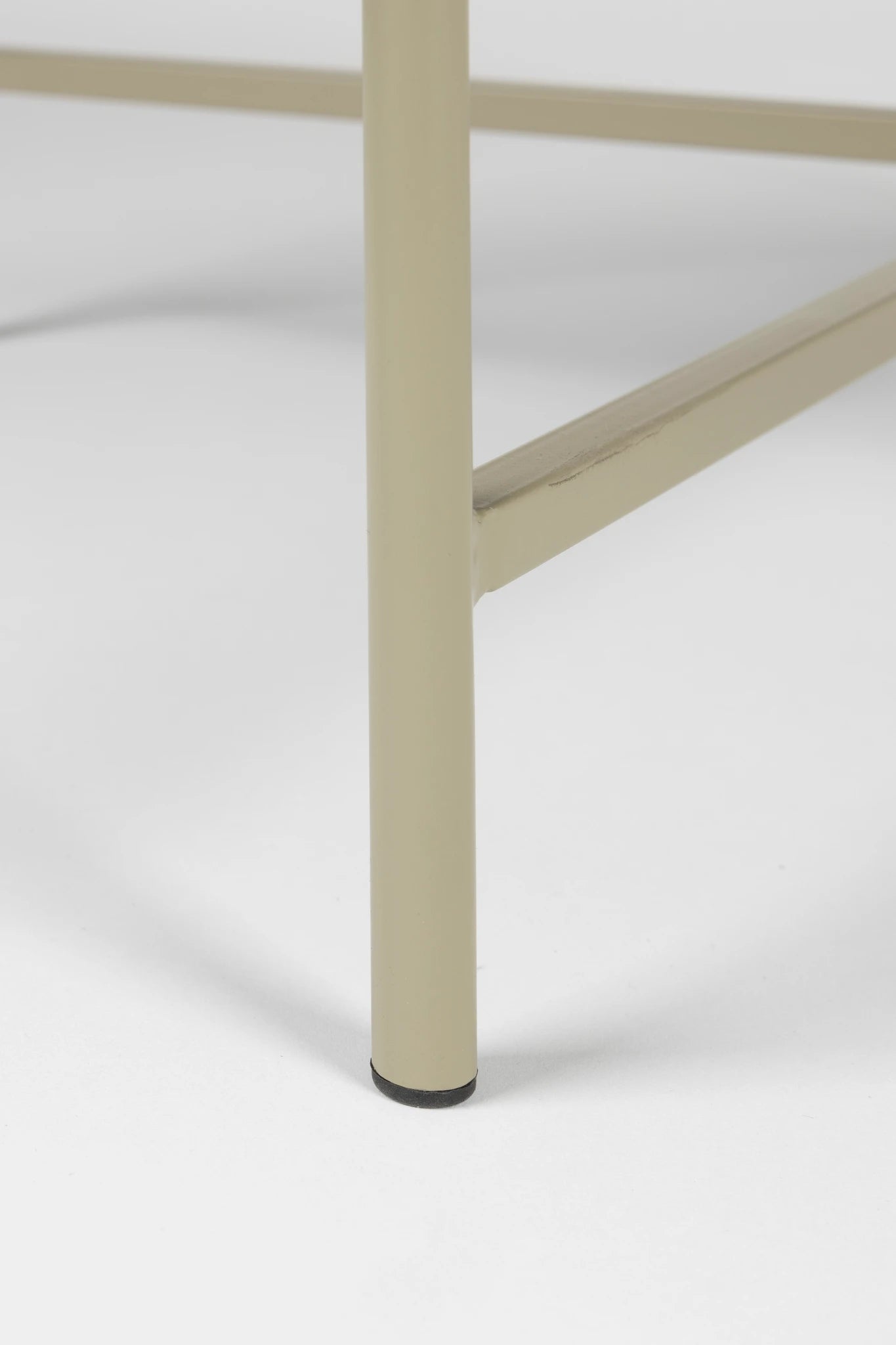Tooz Beige Iron & Marble Side Table Large