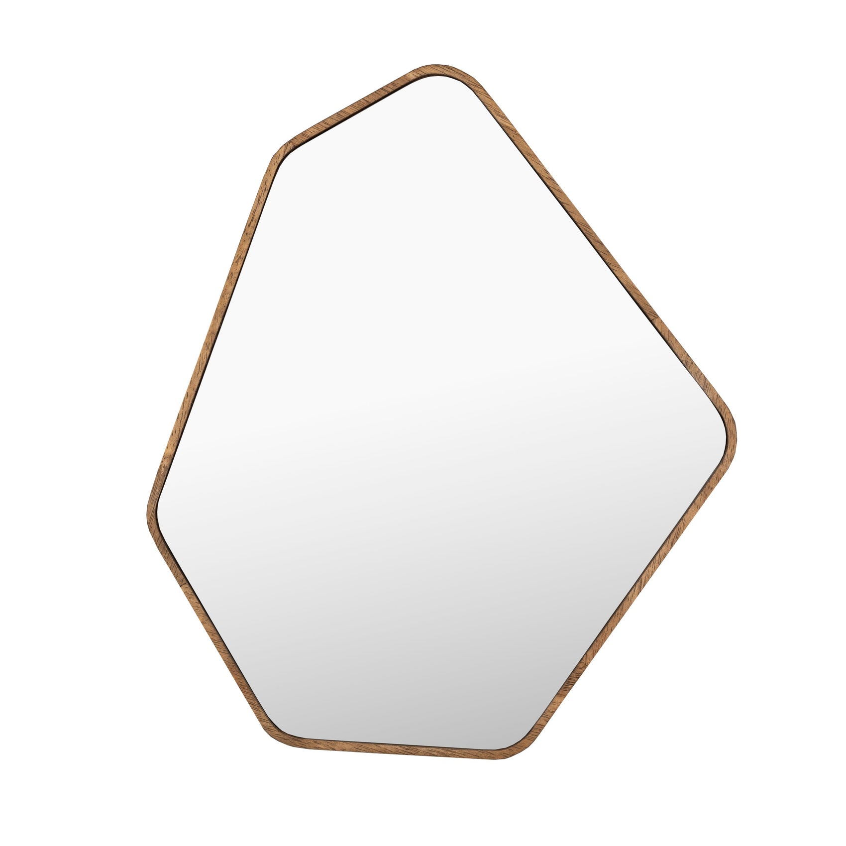 Dutchbone Bryn Abstract Natural Wood Wall Mirror
