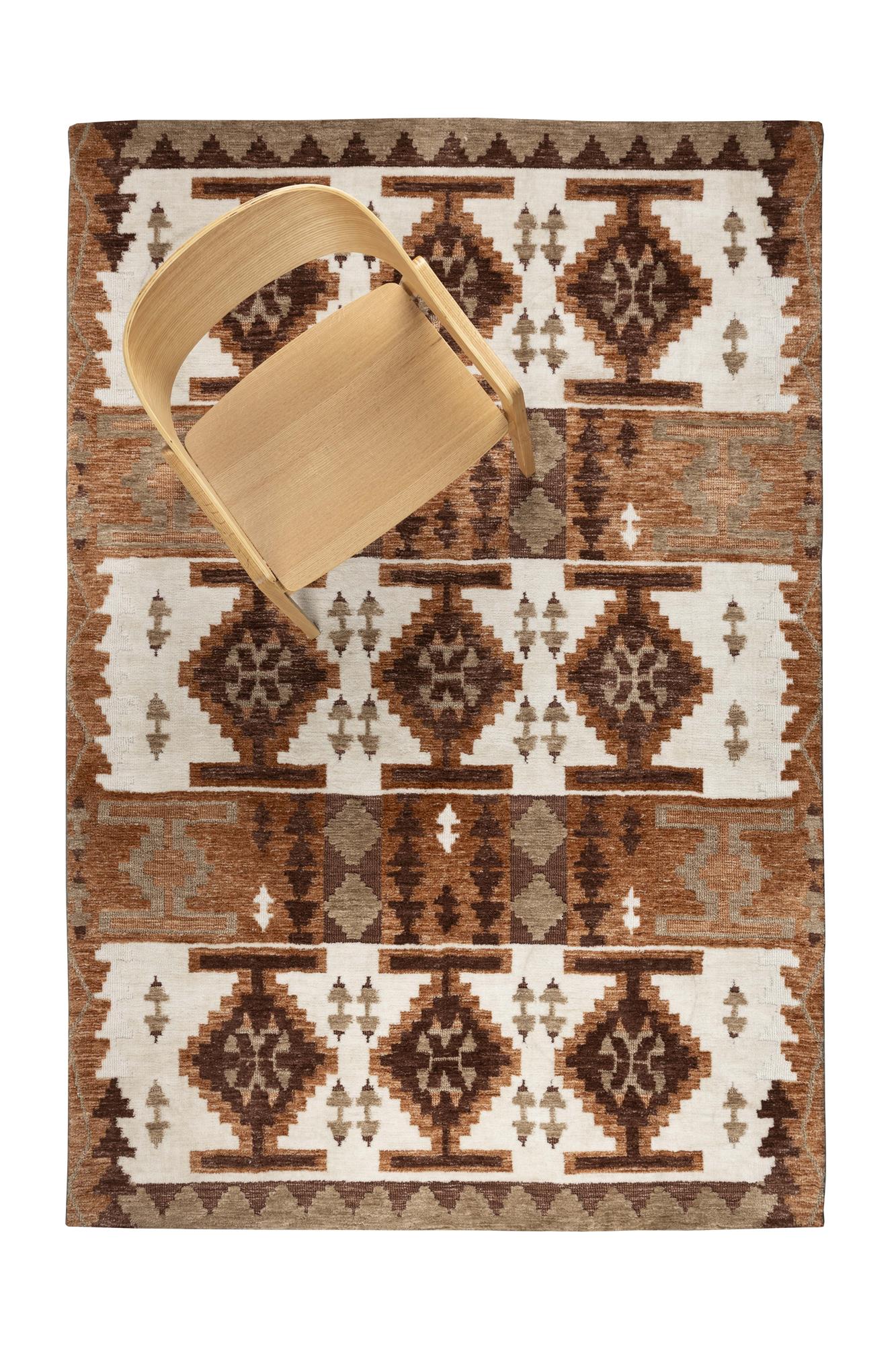 Dutchbone Maron Red Polyester Rug 160 x 230 cm