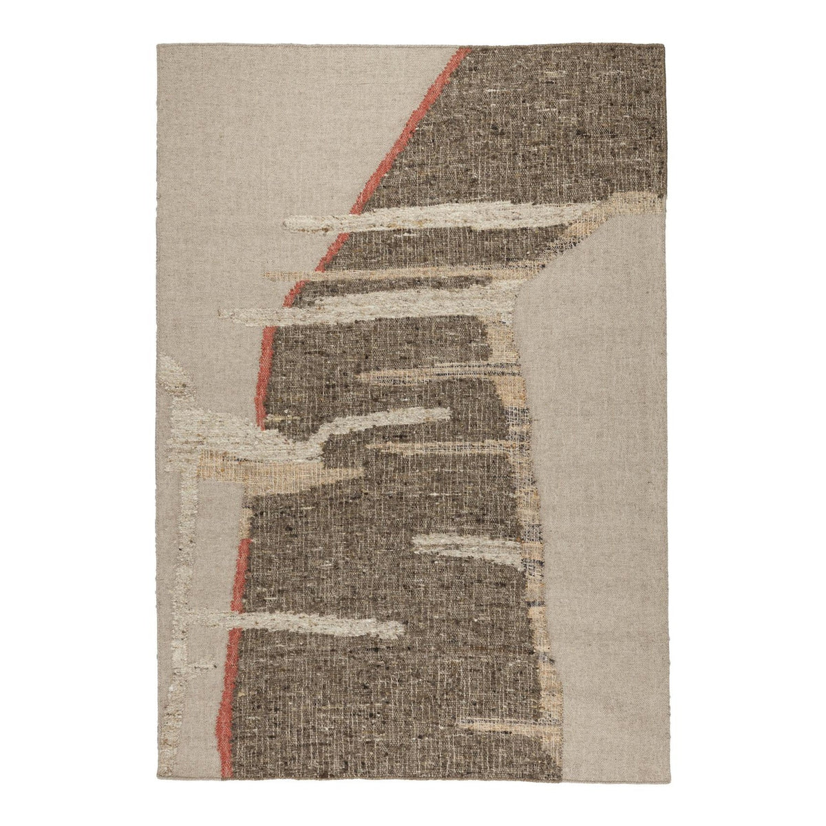 Dutchbone Briton Beige Wool Rug 160 x 230 cm