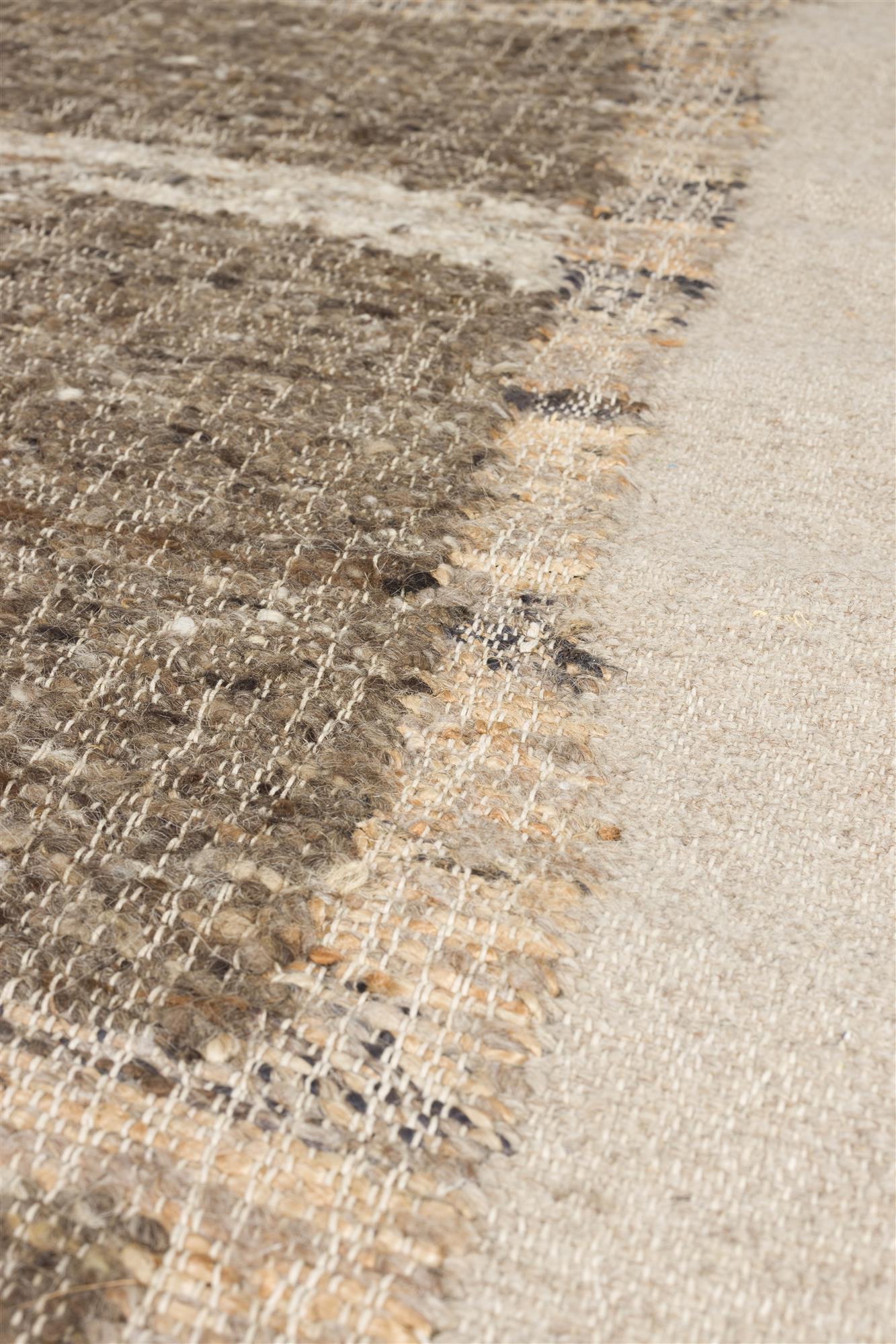Dutchbone Briton Beige Wool Rug 160 x 230 cm