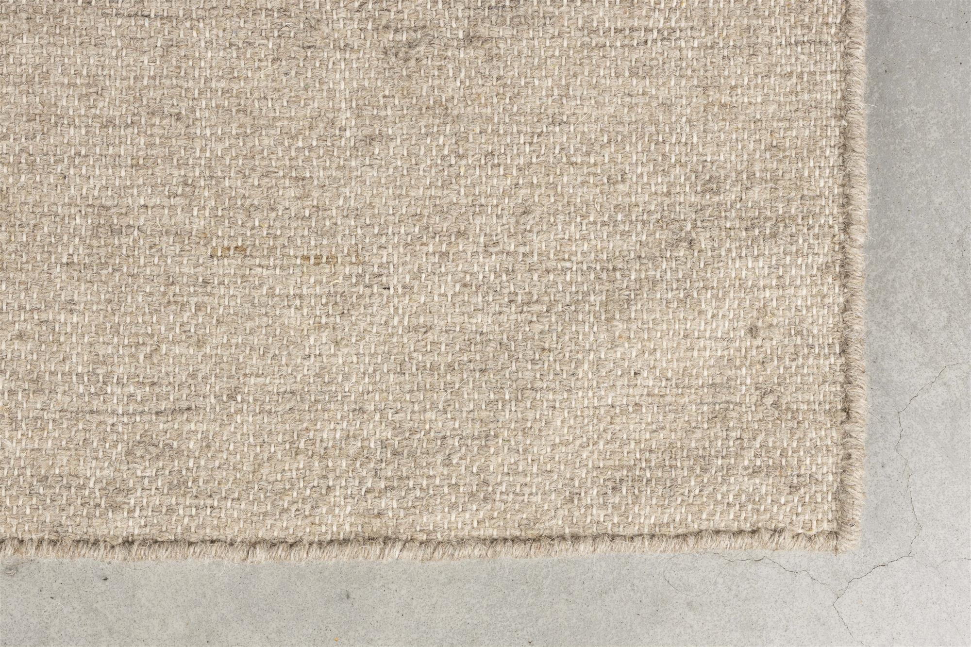 Dutchbone Briton Beige Wool Rug 160 x 230 cm