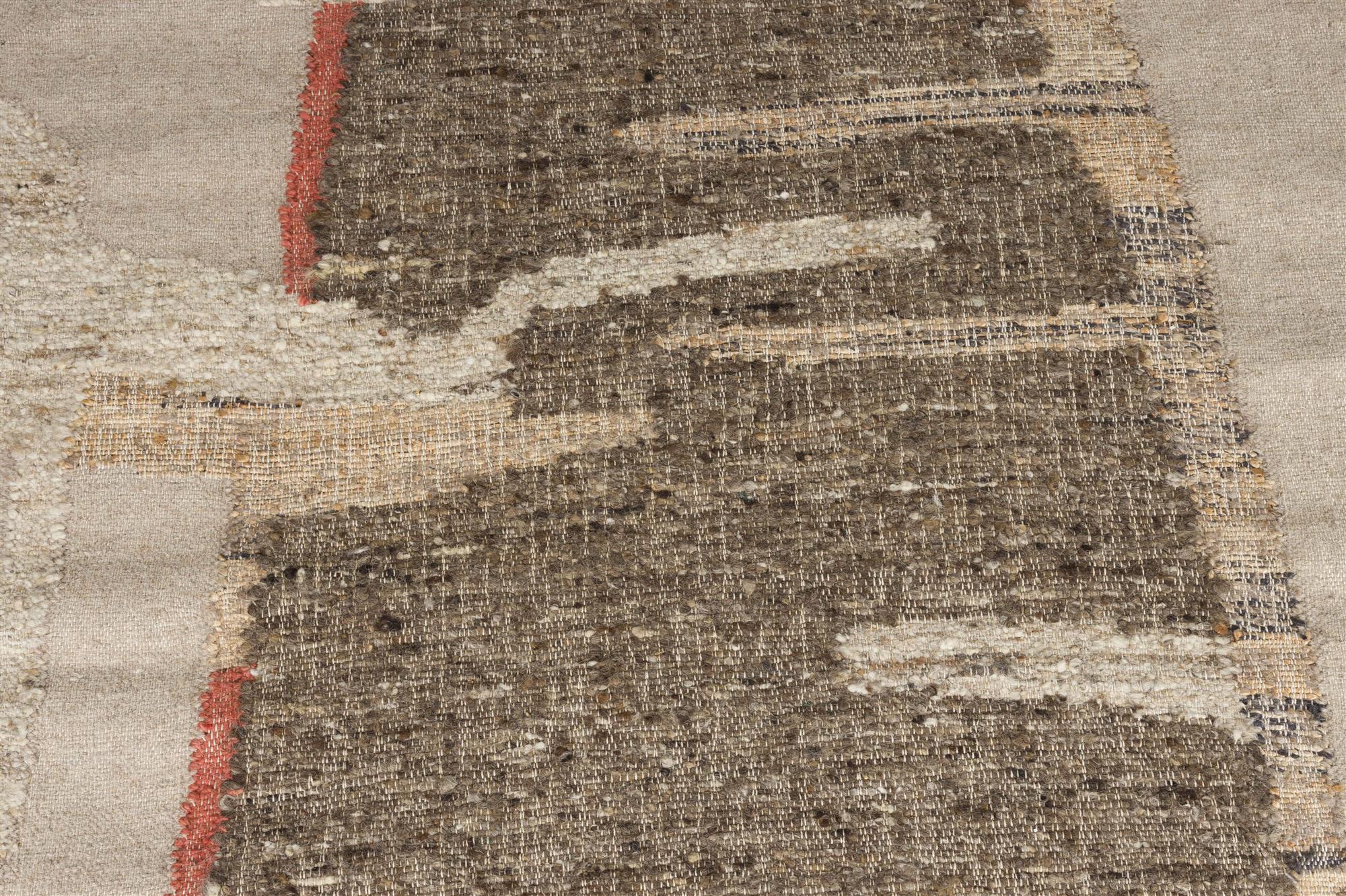 Dutchbone Briton Beige Wool Rug 160 x 230 cm