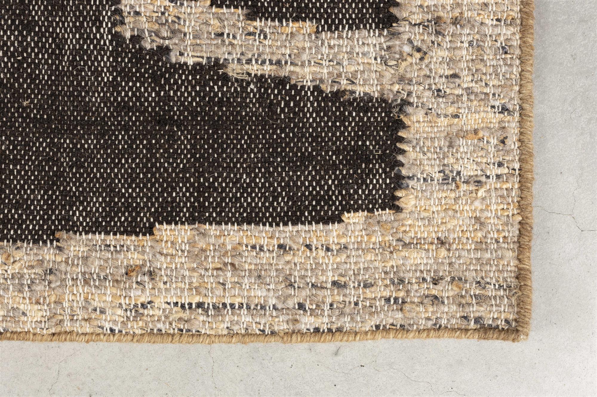 Dutchbone Briton Brown Wool Rug 160 x 230 cm