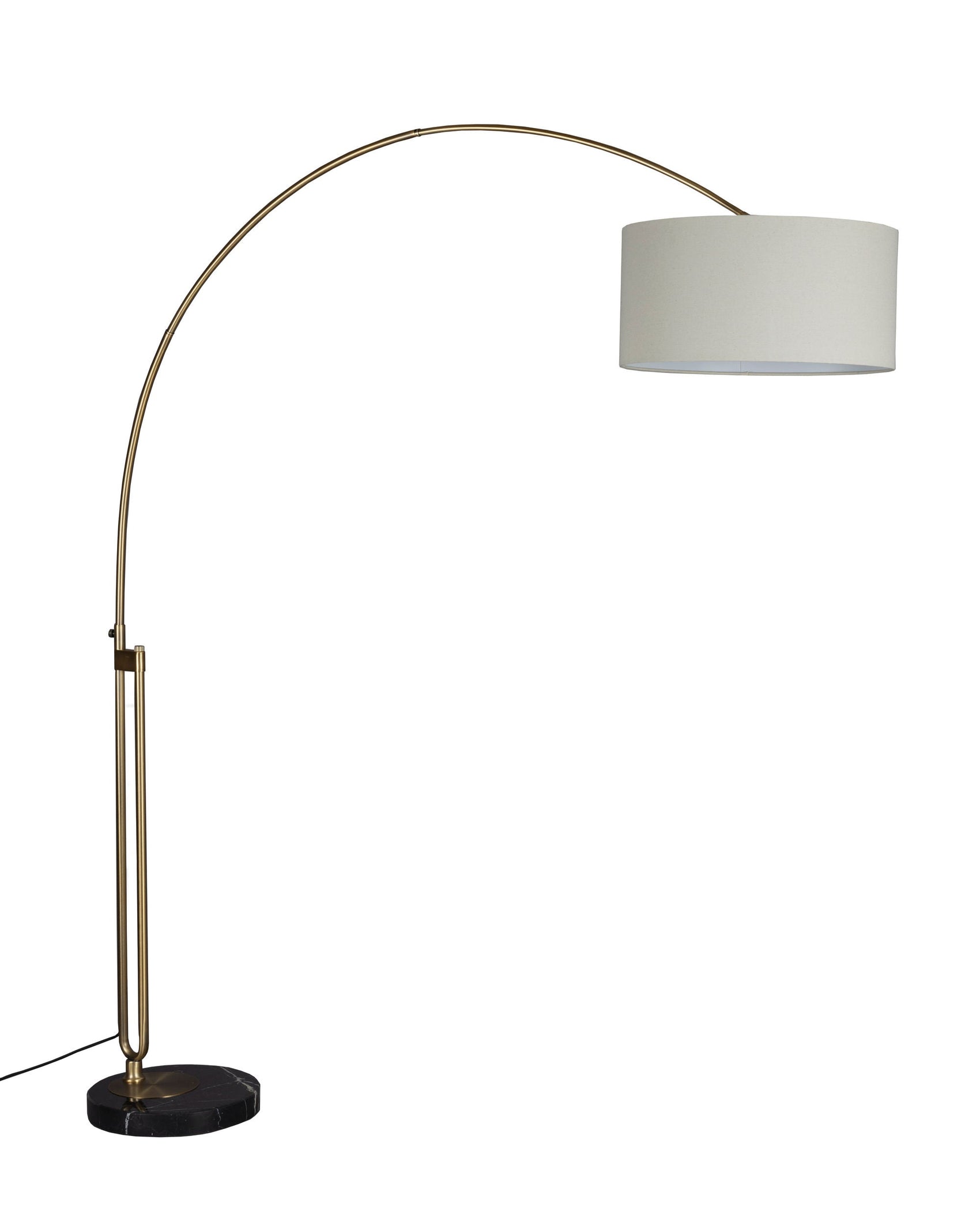 Dutchbone Archie Gold & Black Marble Floor Lamp