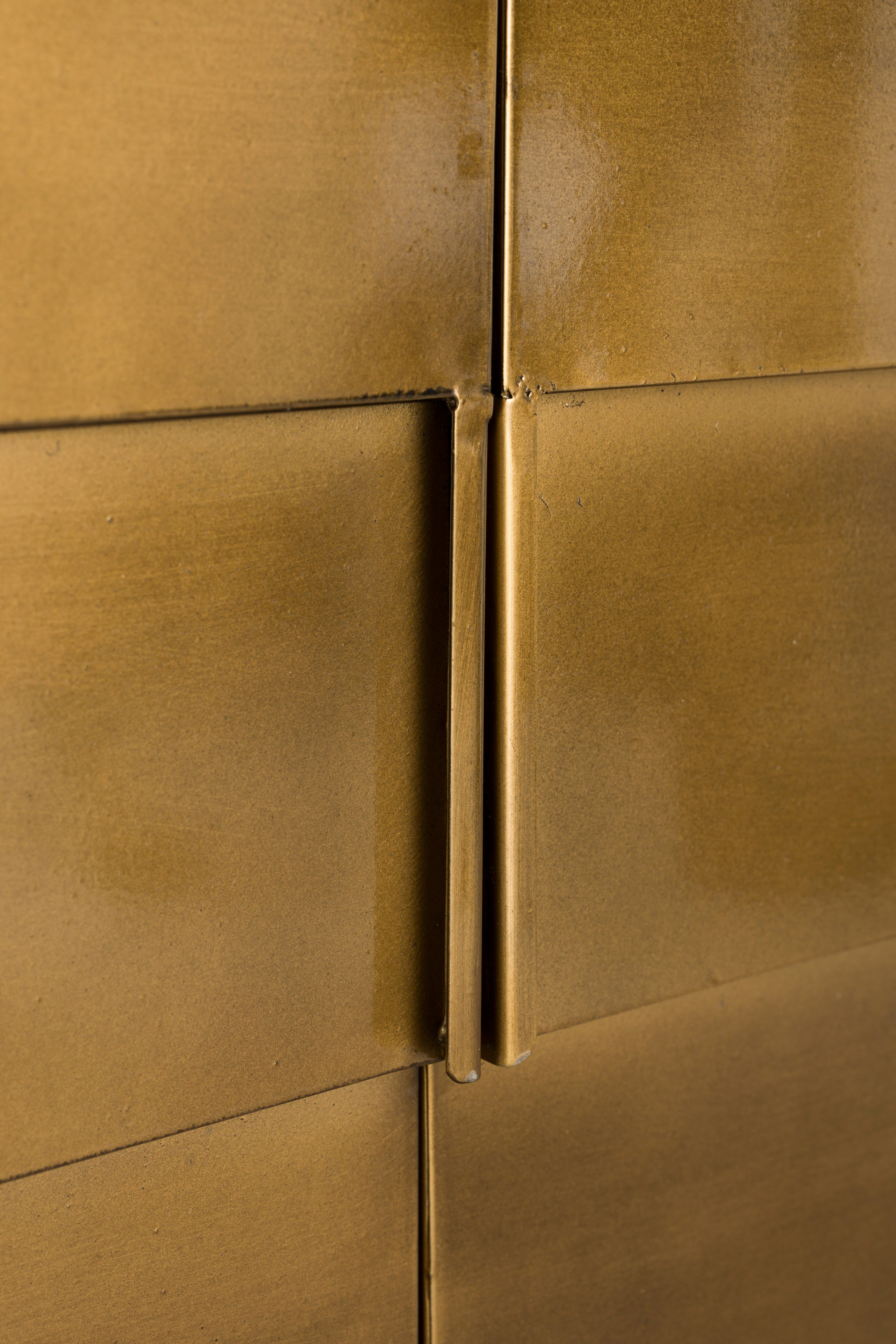 Dutchbone Hanna Gold Overlap Sideboard