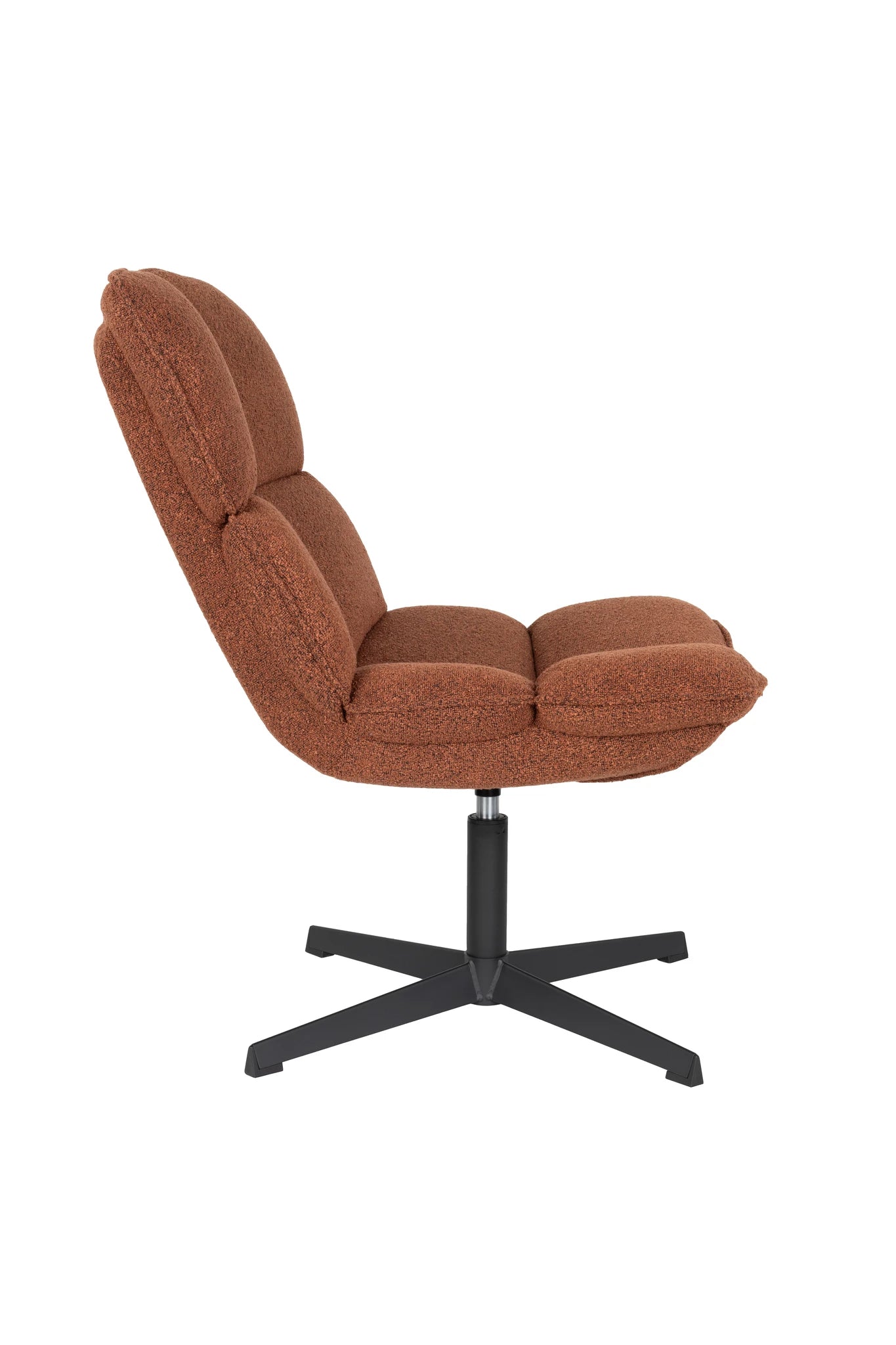 Vix Terra Red Velvet Lounge Chair