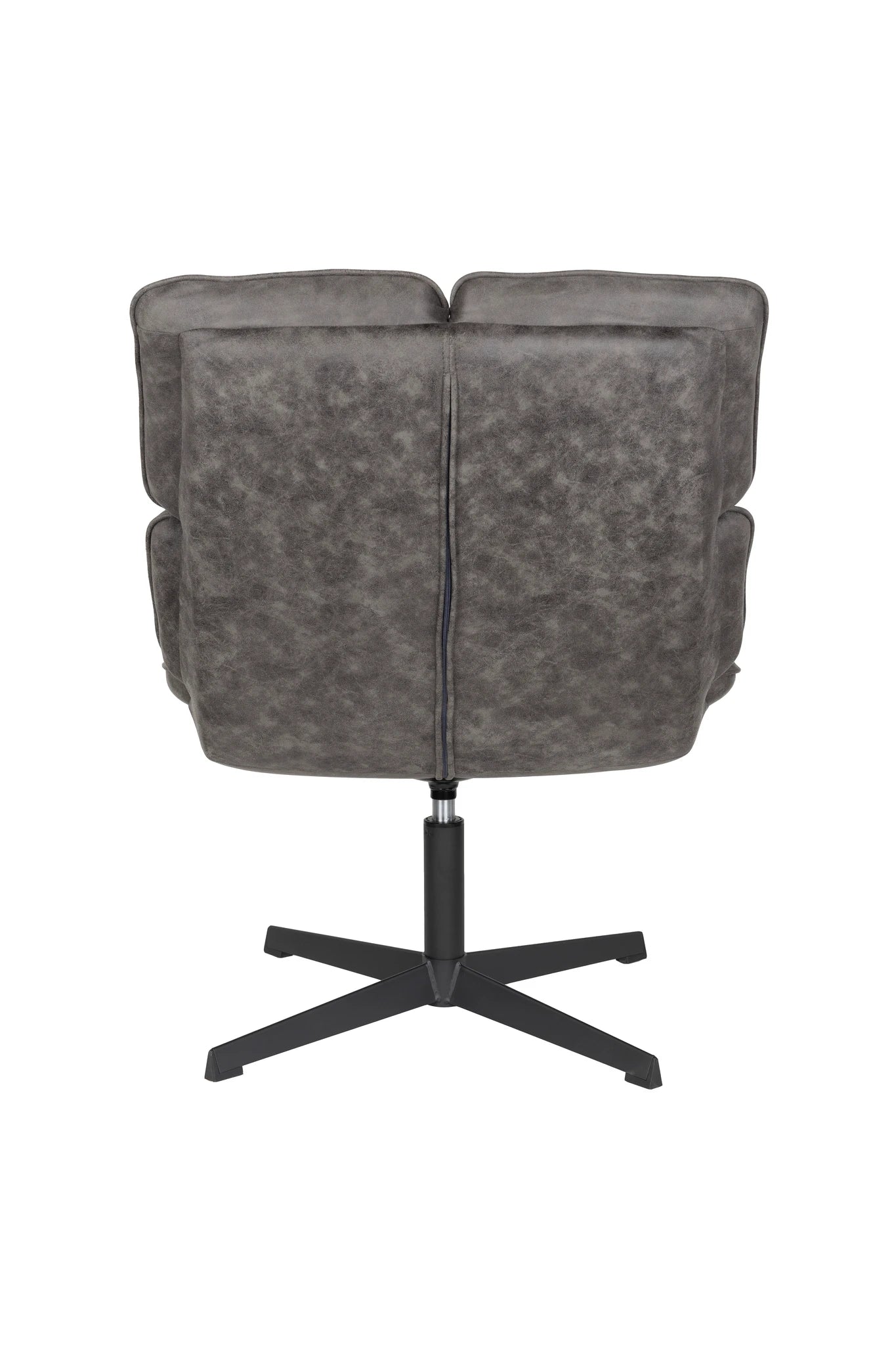 Vix Anthracite Grey Velvet Lounge Chair