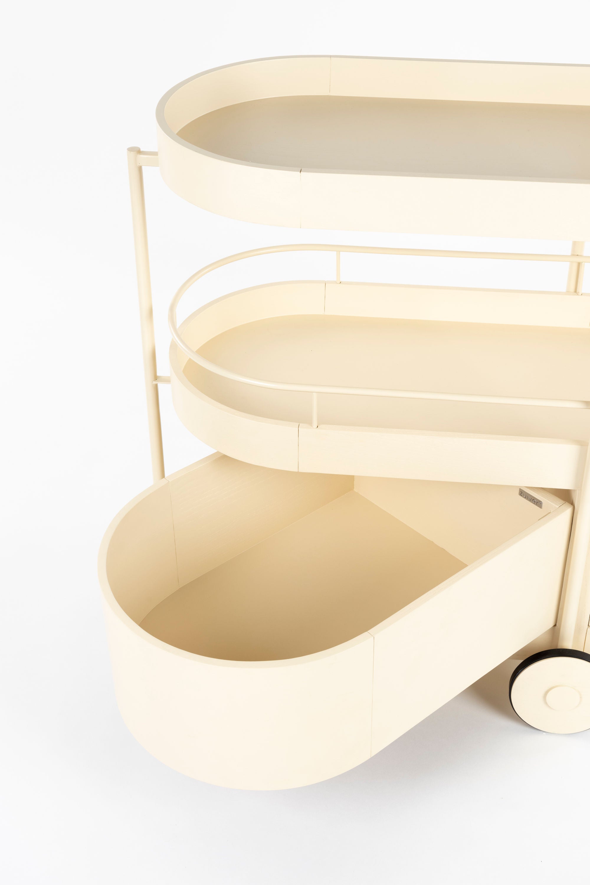 Zuiver Wim Beige Drinks Trolley