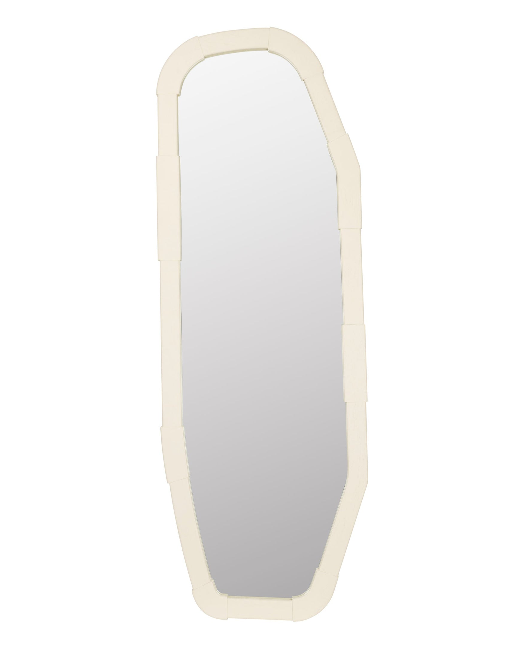 Zuiver Reverse Organic Cream Oak Wood Wall Mirror