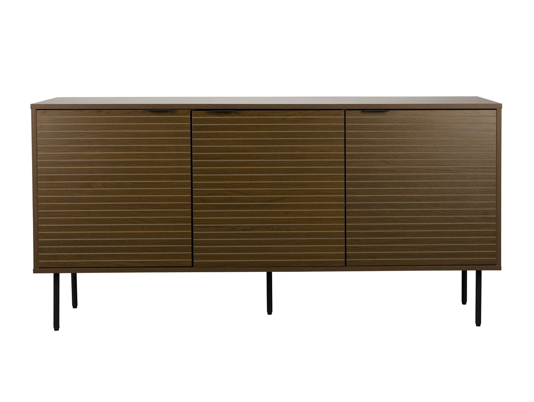 Flux Smoked Oak Brown Wood High Sideboard