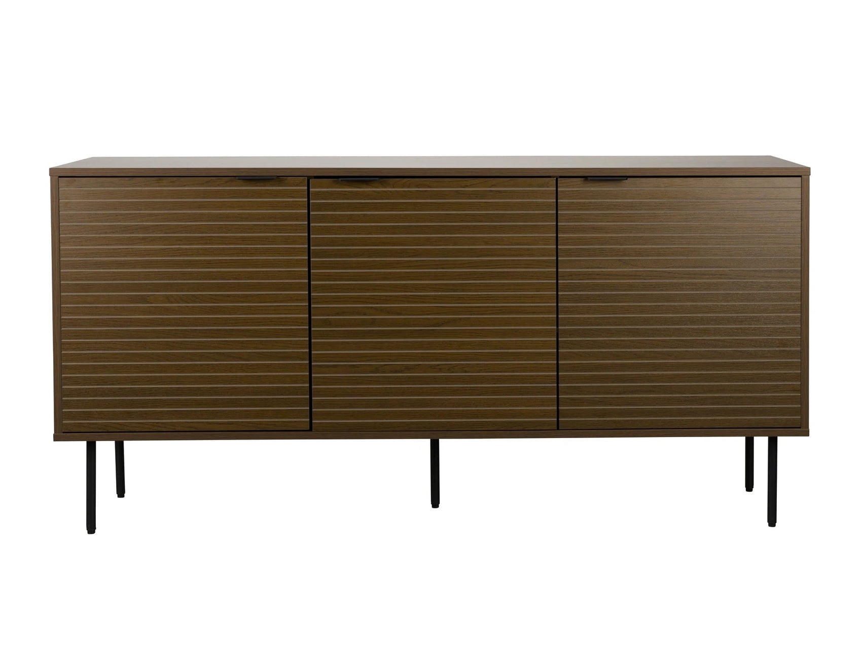 Flux Smoked Oak Brown Wood High Sideboard