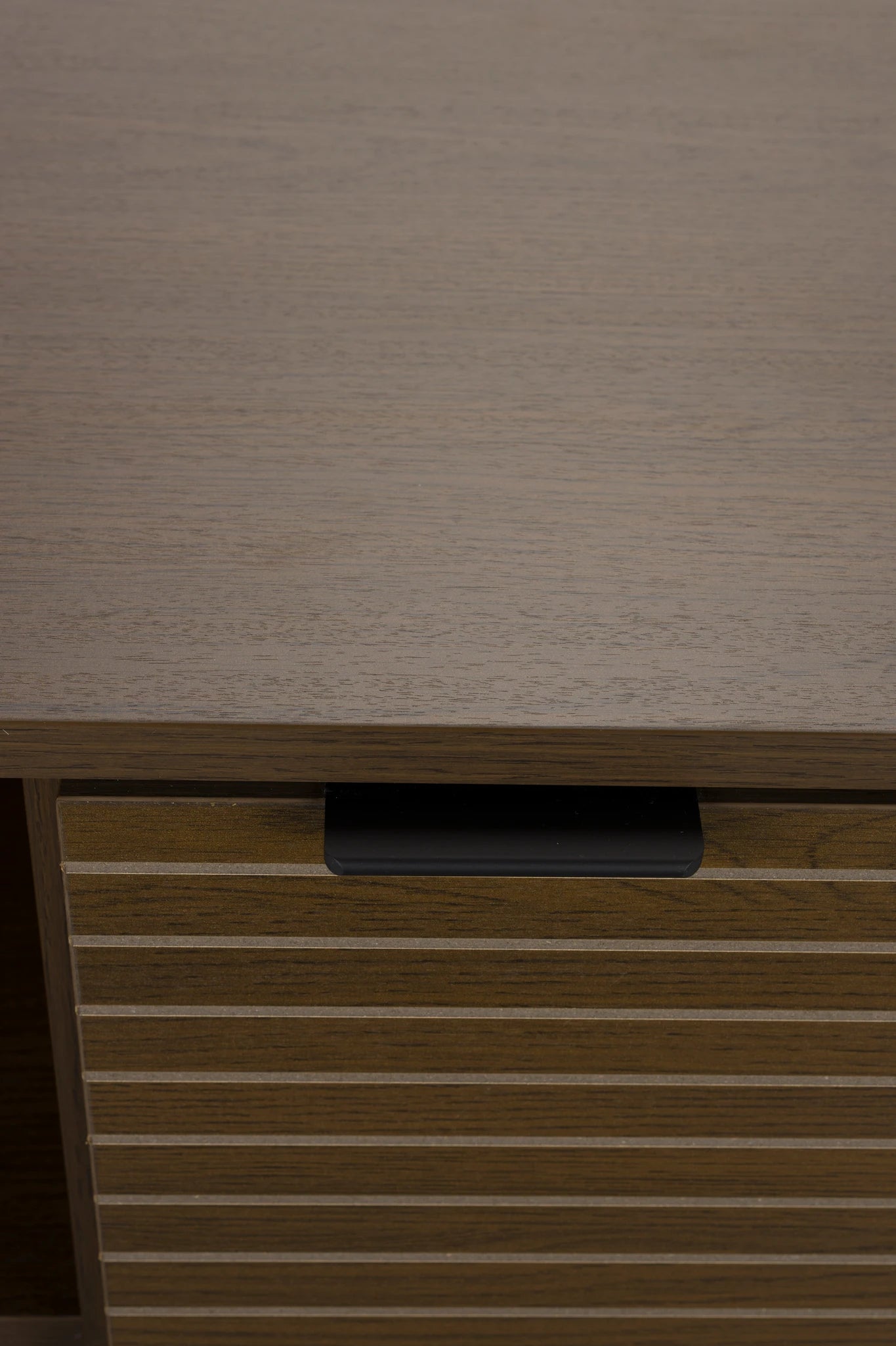 Flux Smoked Oak Brown Wood High Sideboard