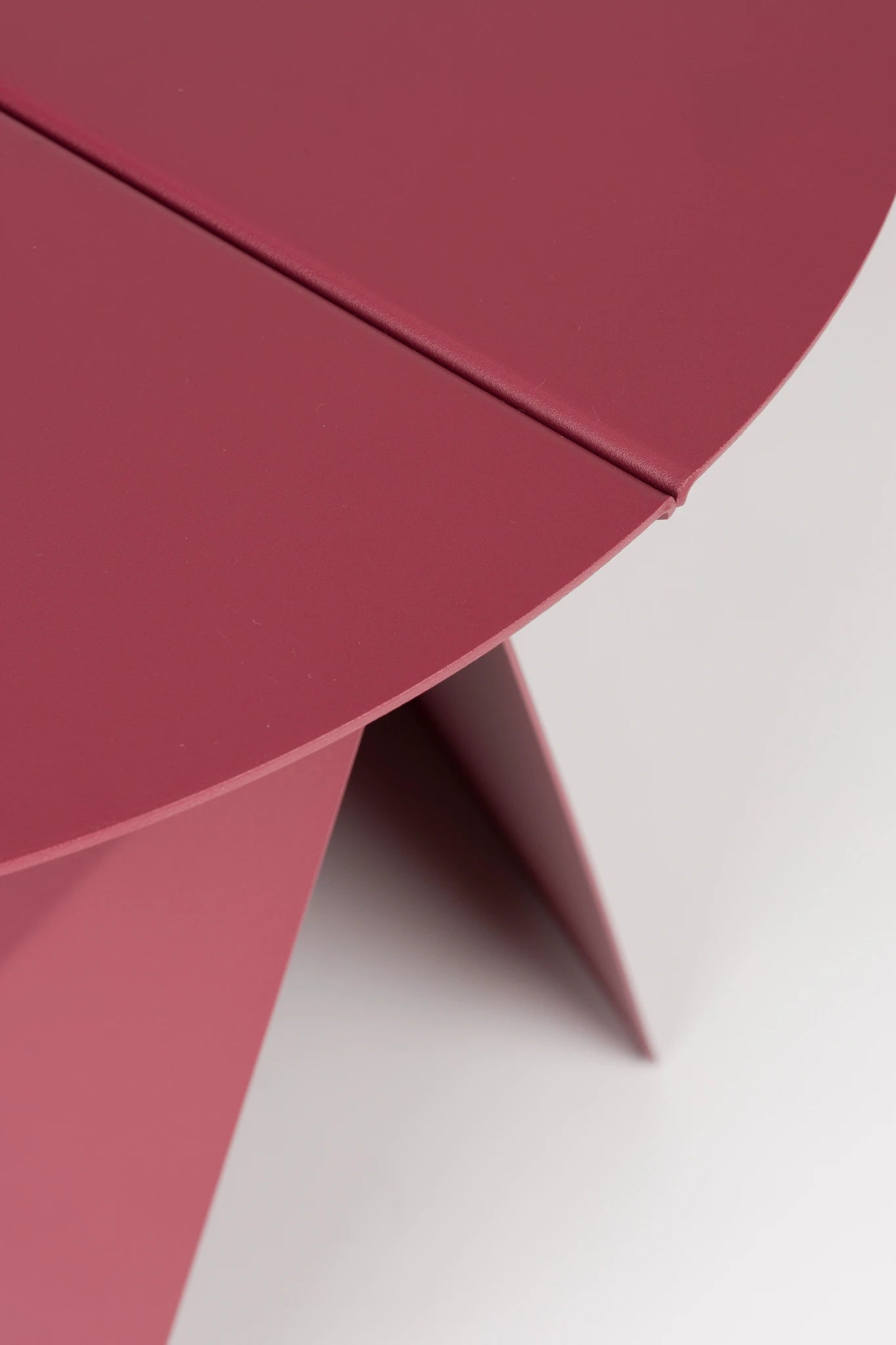 Zuiver Foldy Marsala Red Steel Side Table