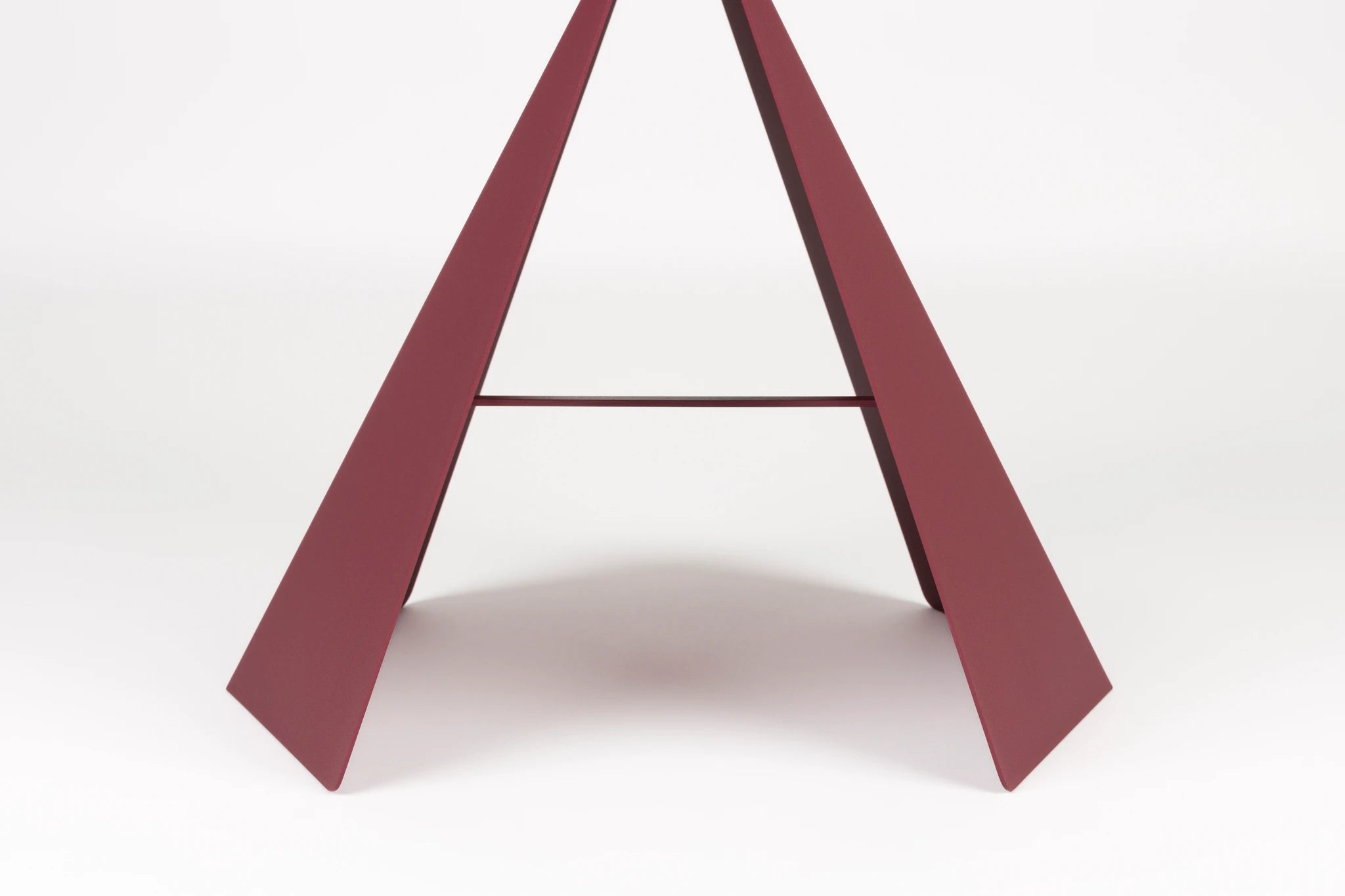 Zuiver Foldy Marsala Red Steel Side Table