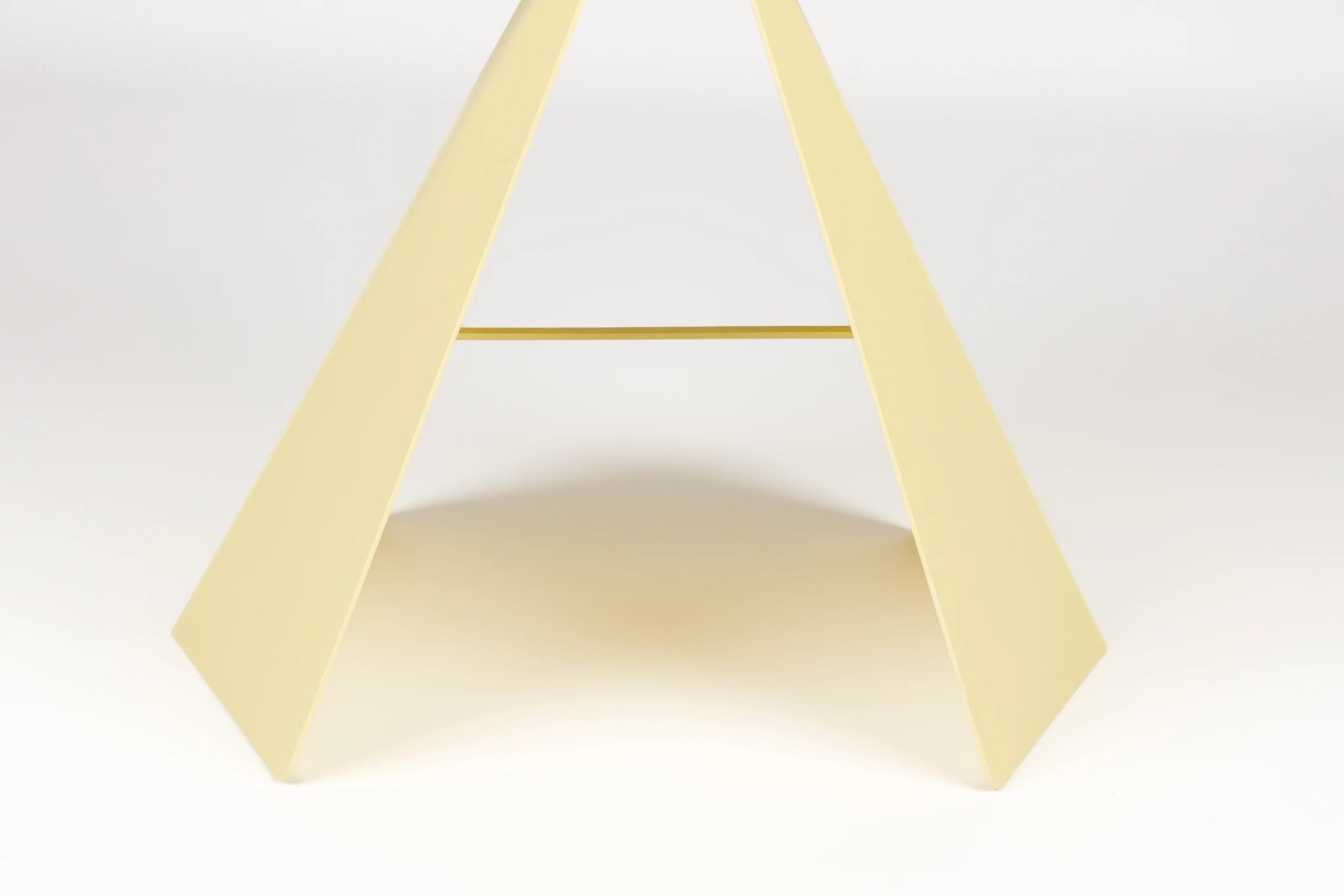 Zuiver Foldy Lemon Yellow Steel Side Table