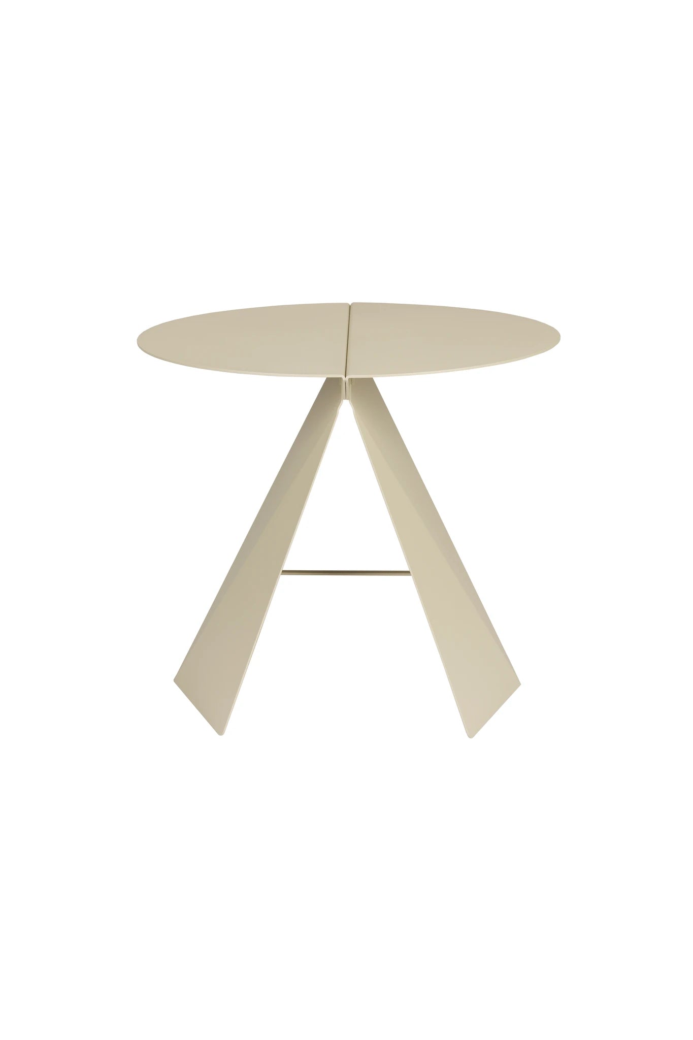 Zuiver Foldy Beige Steel Side Table