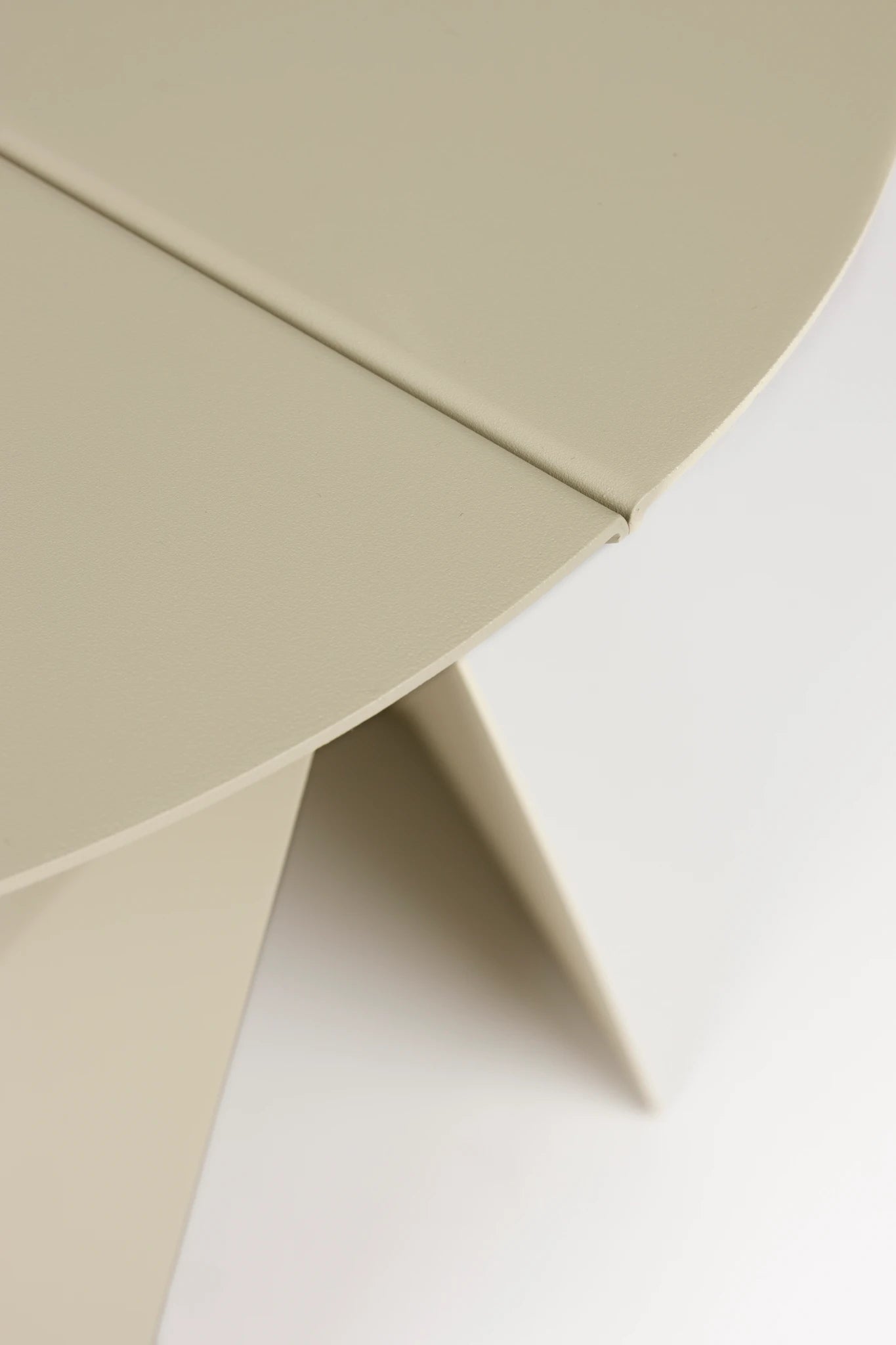 Zuiver Foldy Beige Steel Side Table