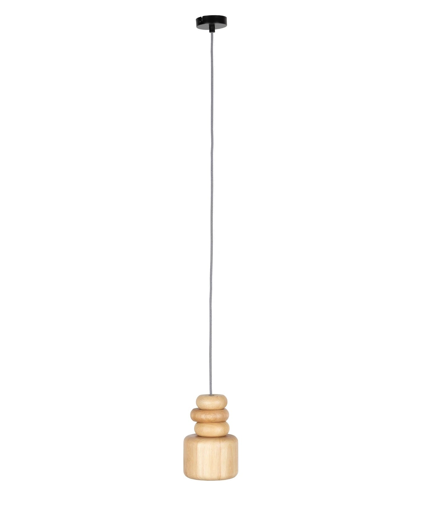 Zuiver Dicky Natural Oak Brown Wood Pendant Light