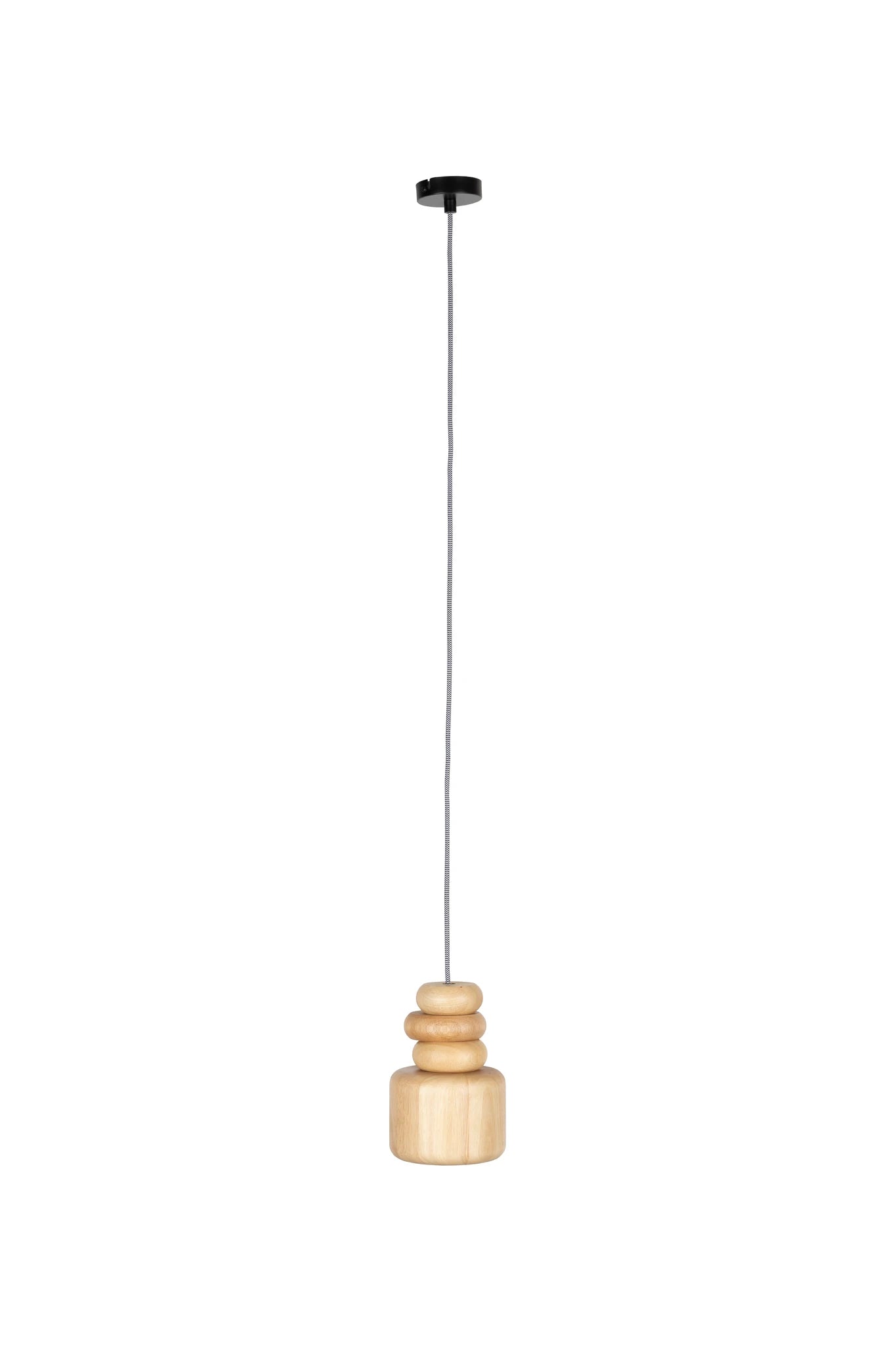 Zuiver Dicky Natural Oak Brown Wood Pendant Light