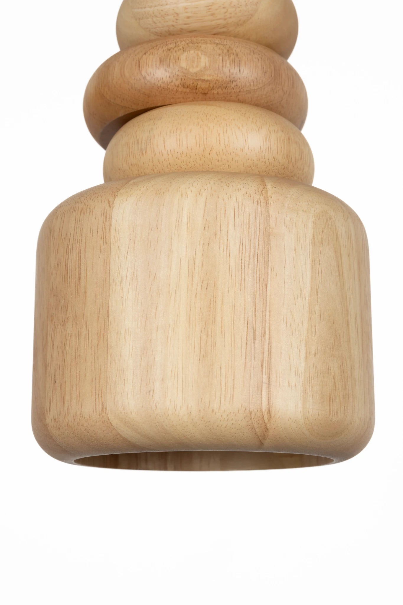 Zuiver Dicky Natural Oak Brown Wood Pendant Light