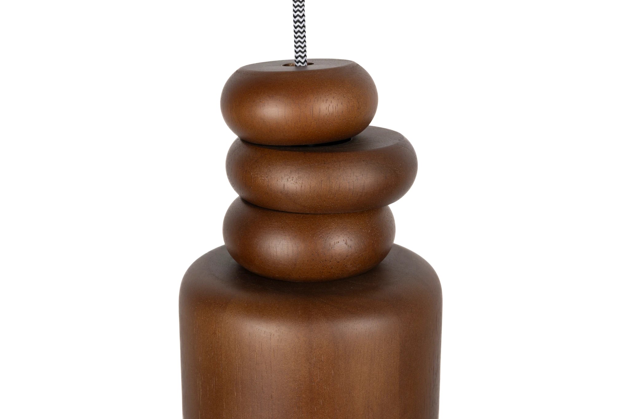 Zuiver Dicky Walnut Brown Wood Pendant Light
