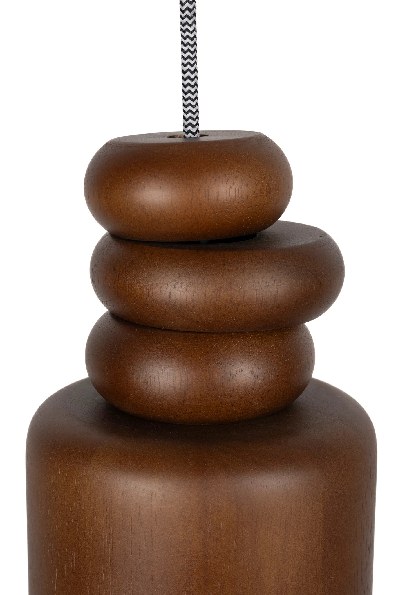 Zuiver Dicky Walnut Brown Wood Pendant Light