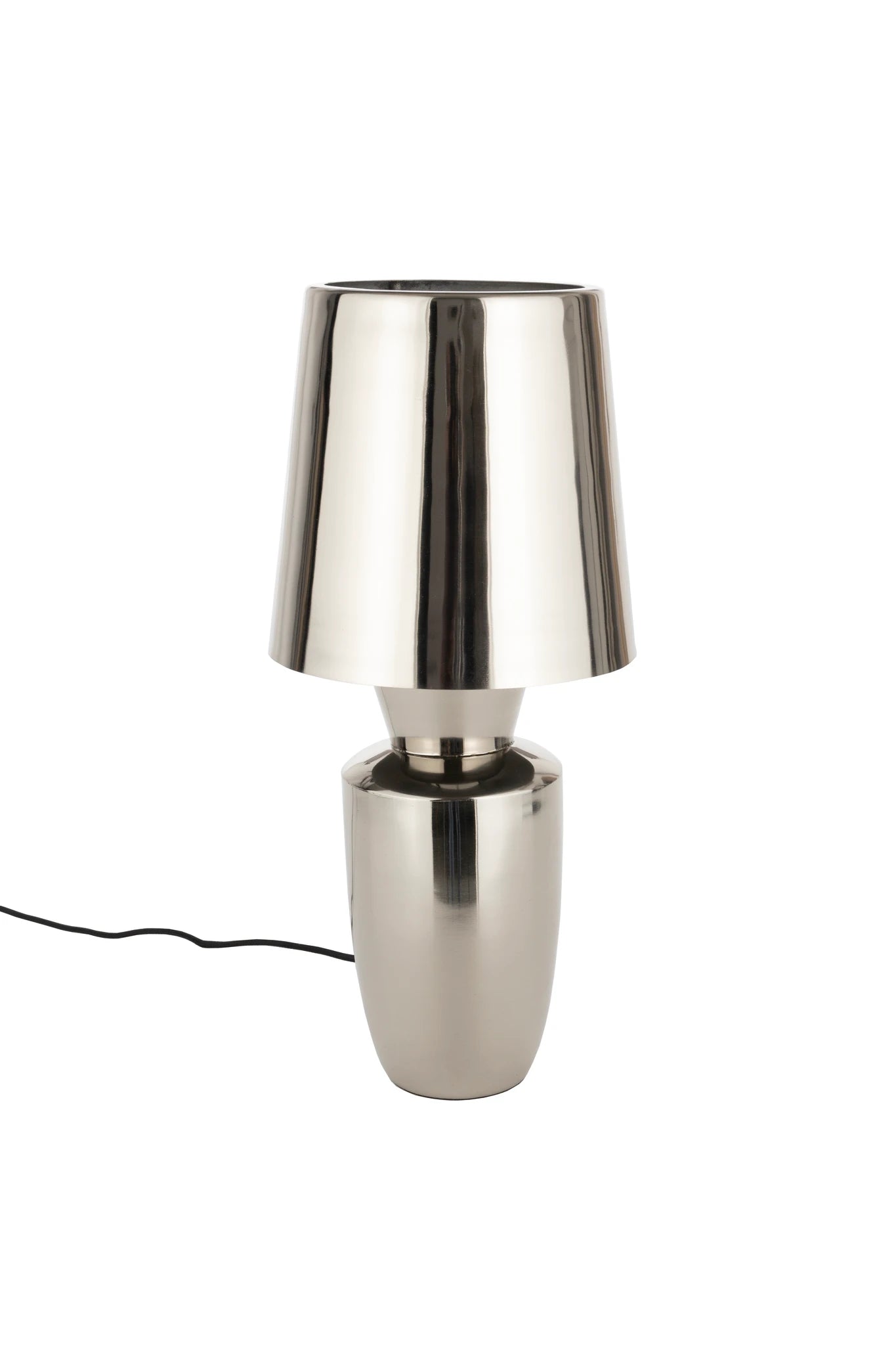 Zuiver Classy Shiny Silver Iron Table Lamp