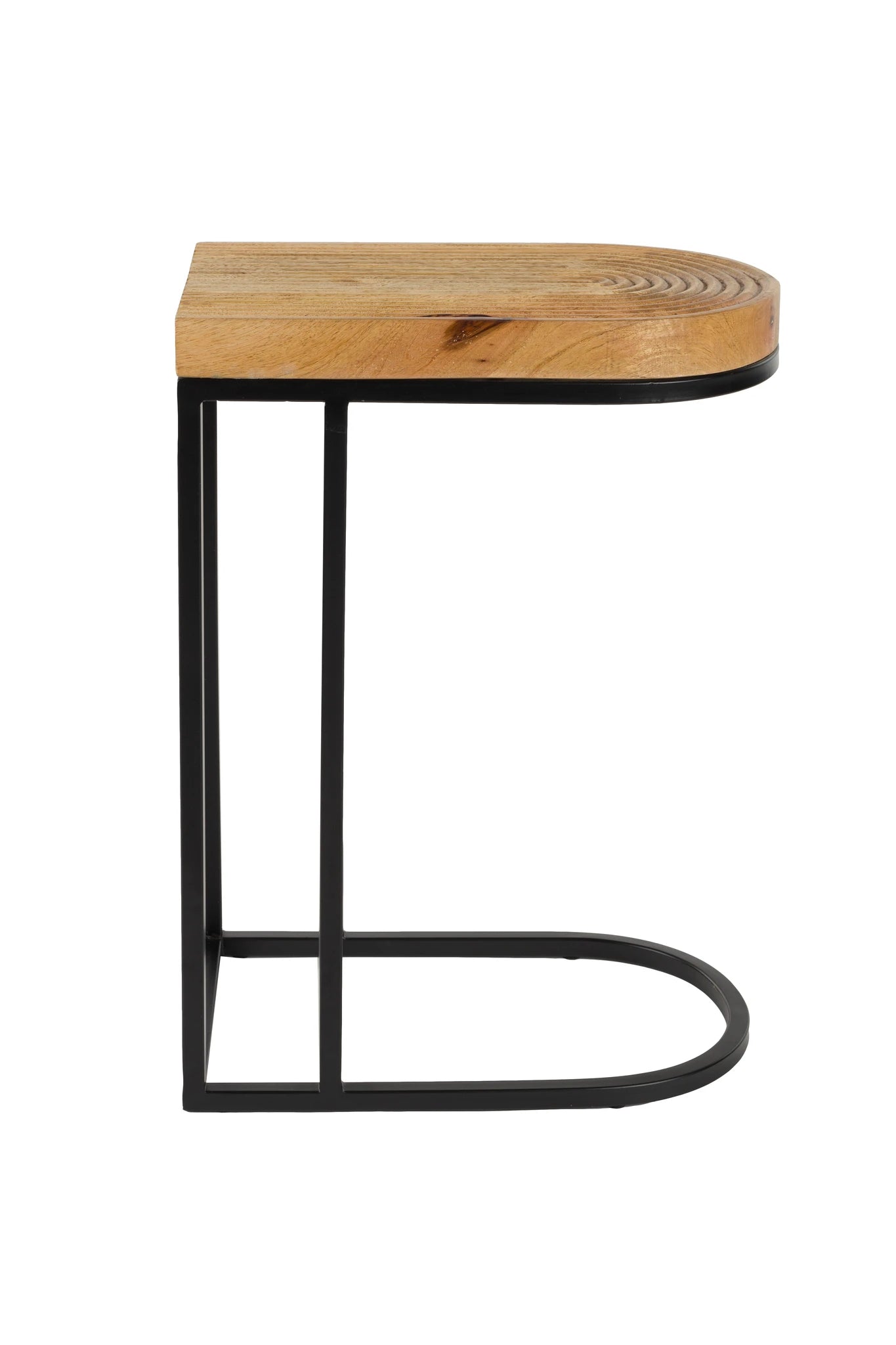 Zide Brown Wood Side Table
