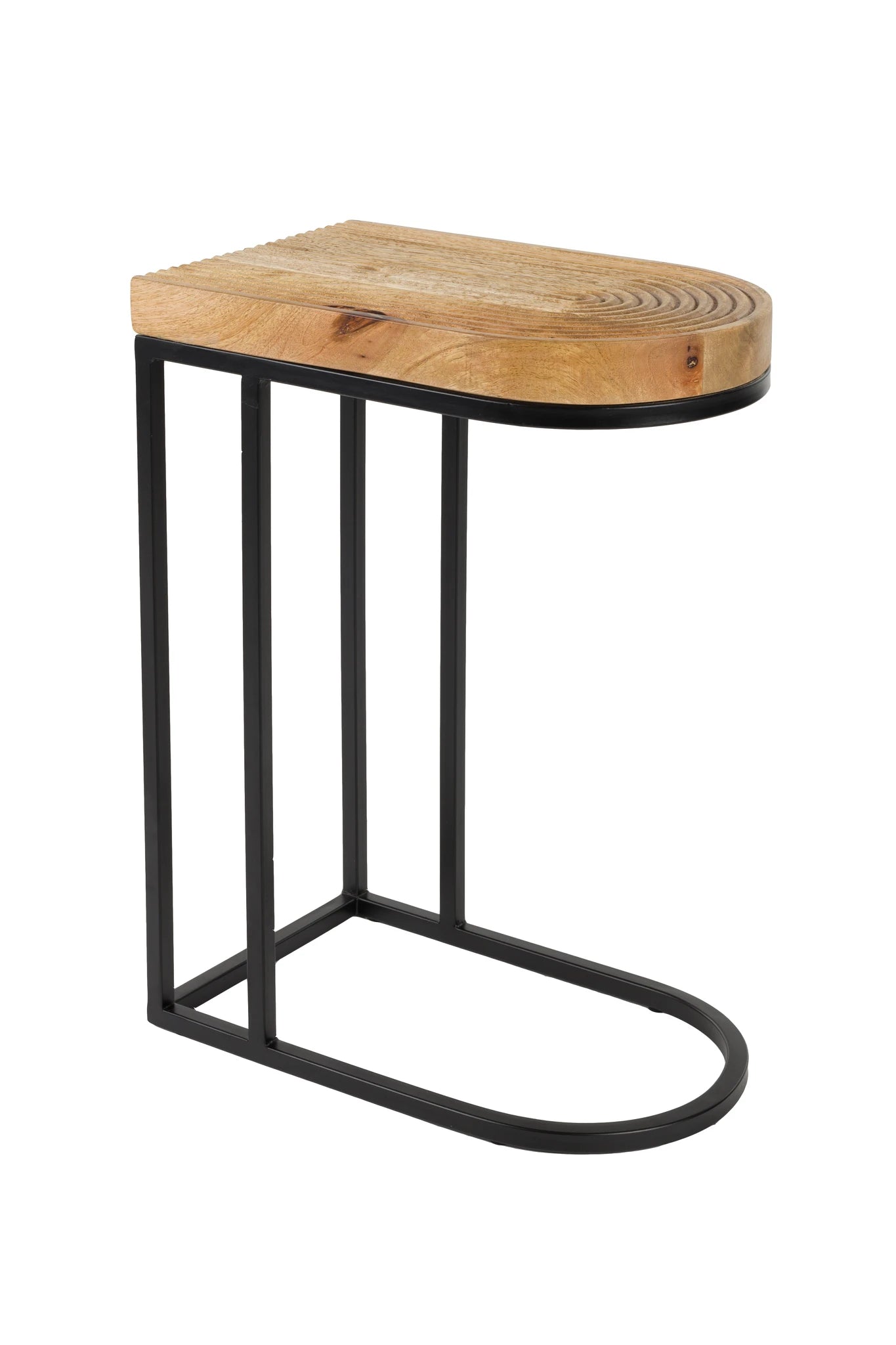 Zide Brown Wood Side Table