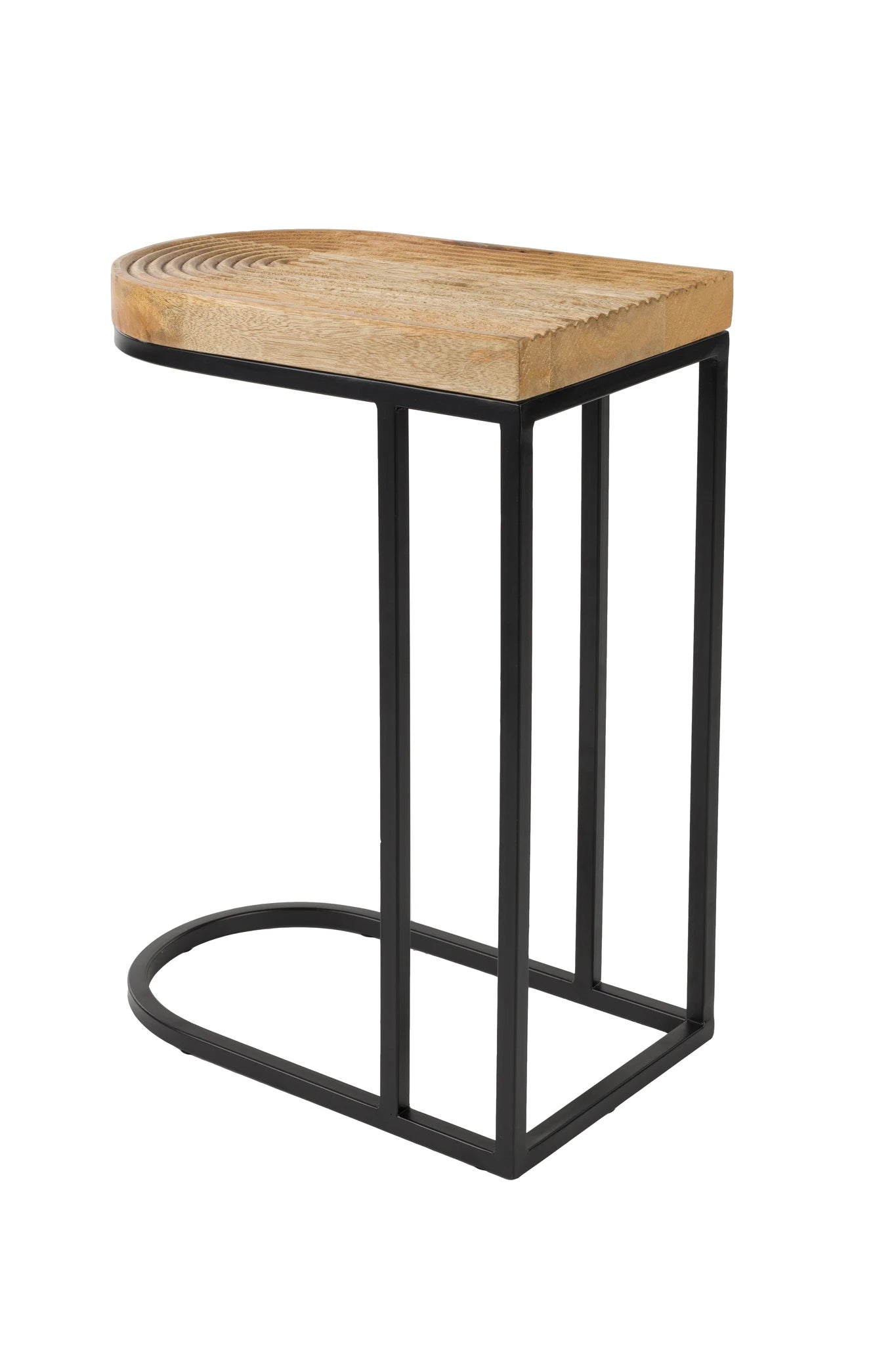 Zide Brown Wood Side Table