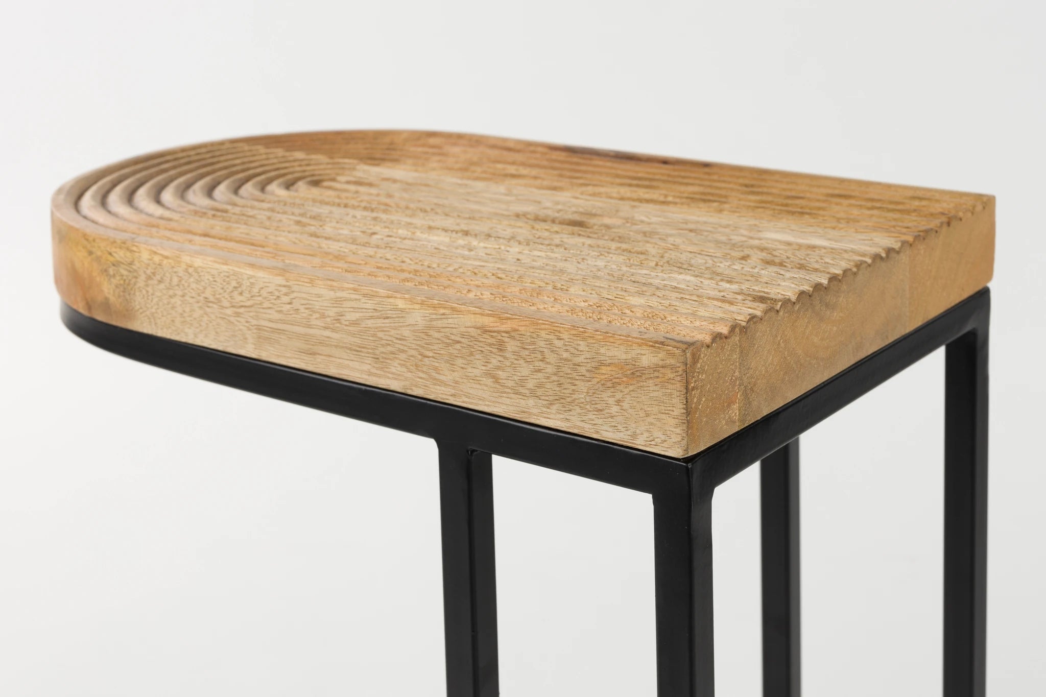 Zide Brown Wood Side Table