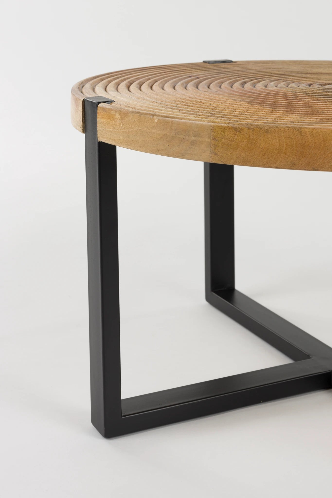 Buz Brown Wood Coffee Table