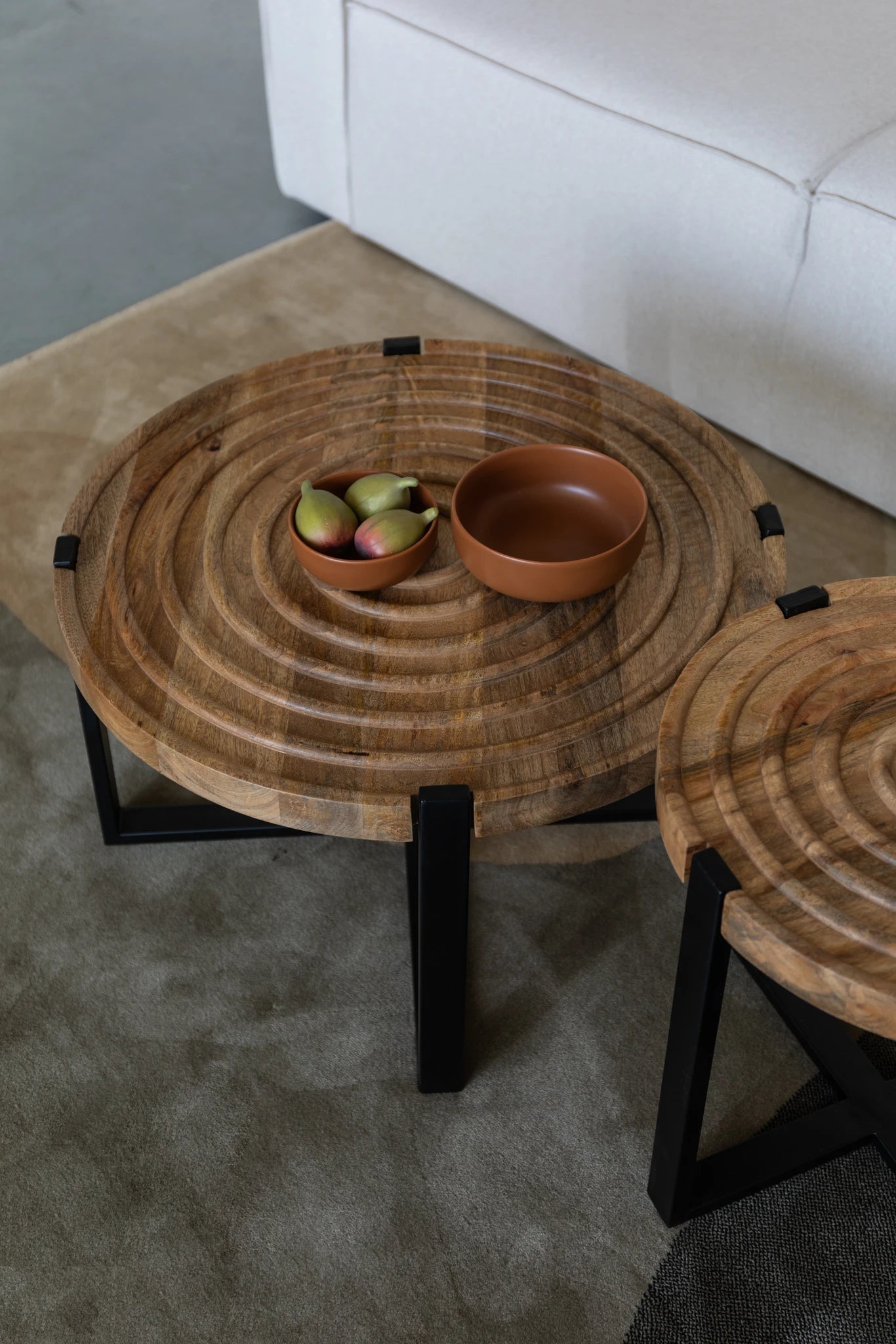 Buz Brown Wood Coffee Table