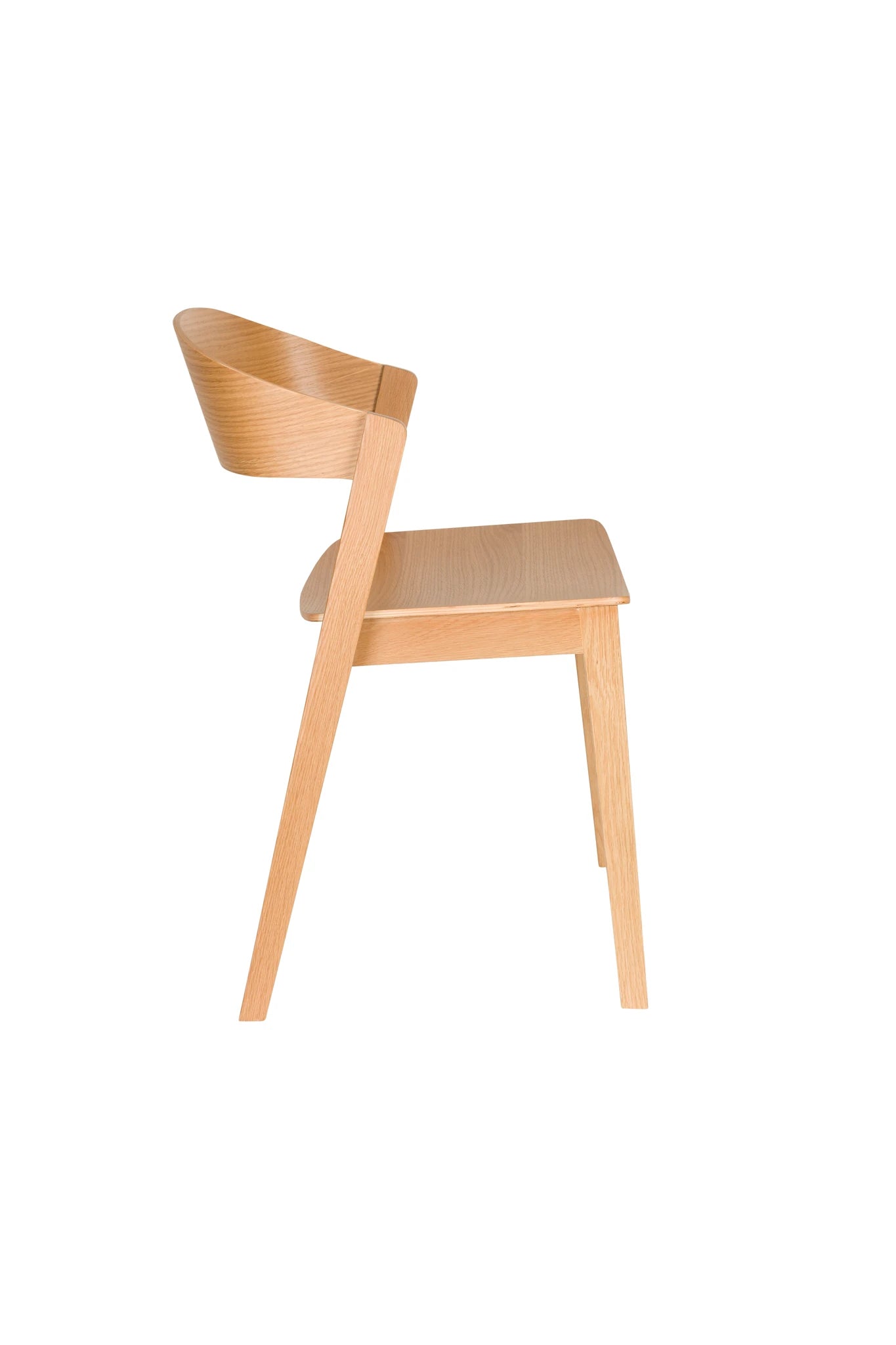 Set of 2 Wooz Natural Beech Wood Dining Chairs