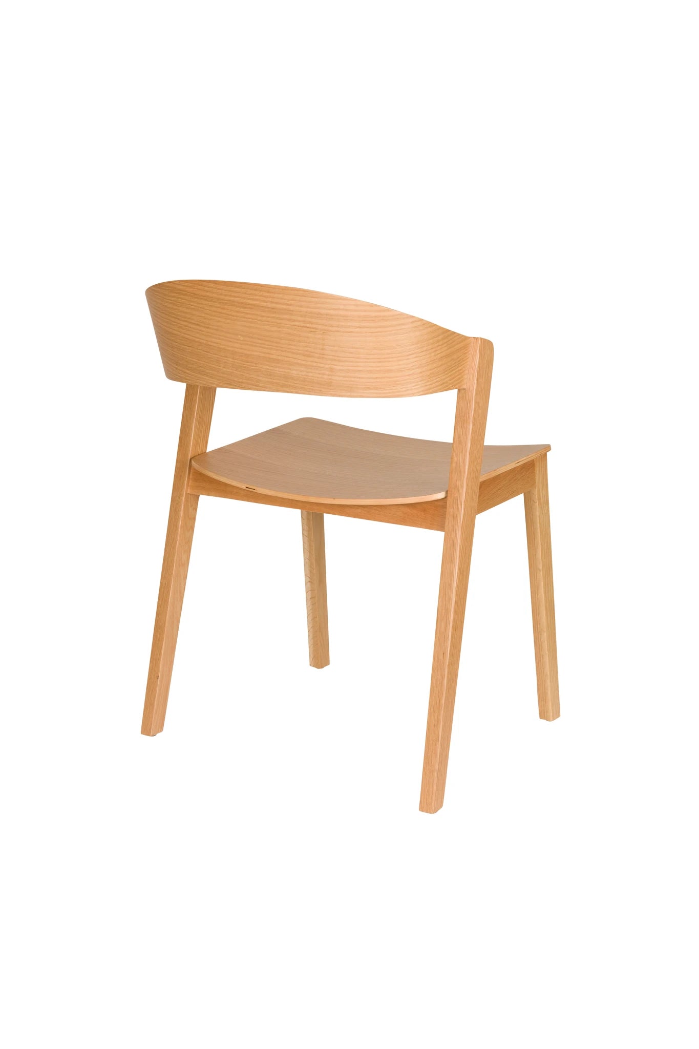 Set of 2 Wooz Natural Beech Wood Dining Chairs