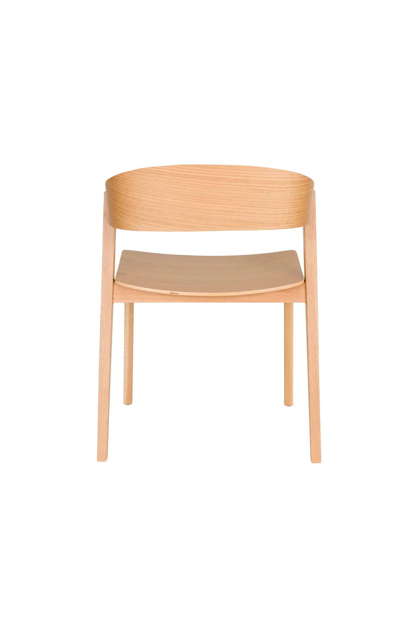 Set of 2 Wooz Natural Beech Wood Dining Chairs