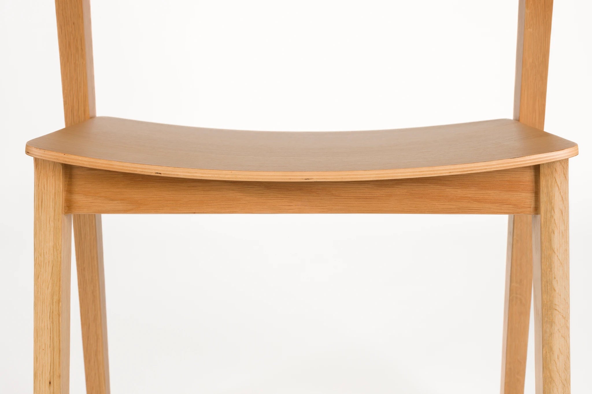 Set of 2 Wooz Natural Beech Wood Dining Chairs
