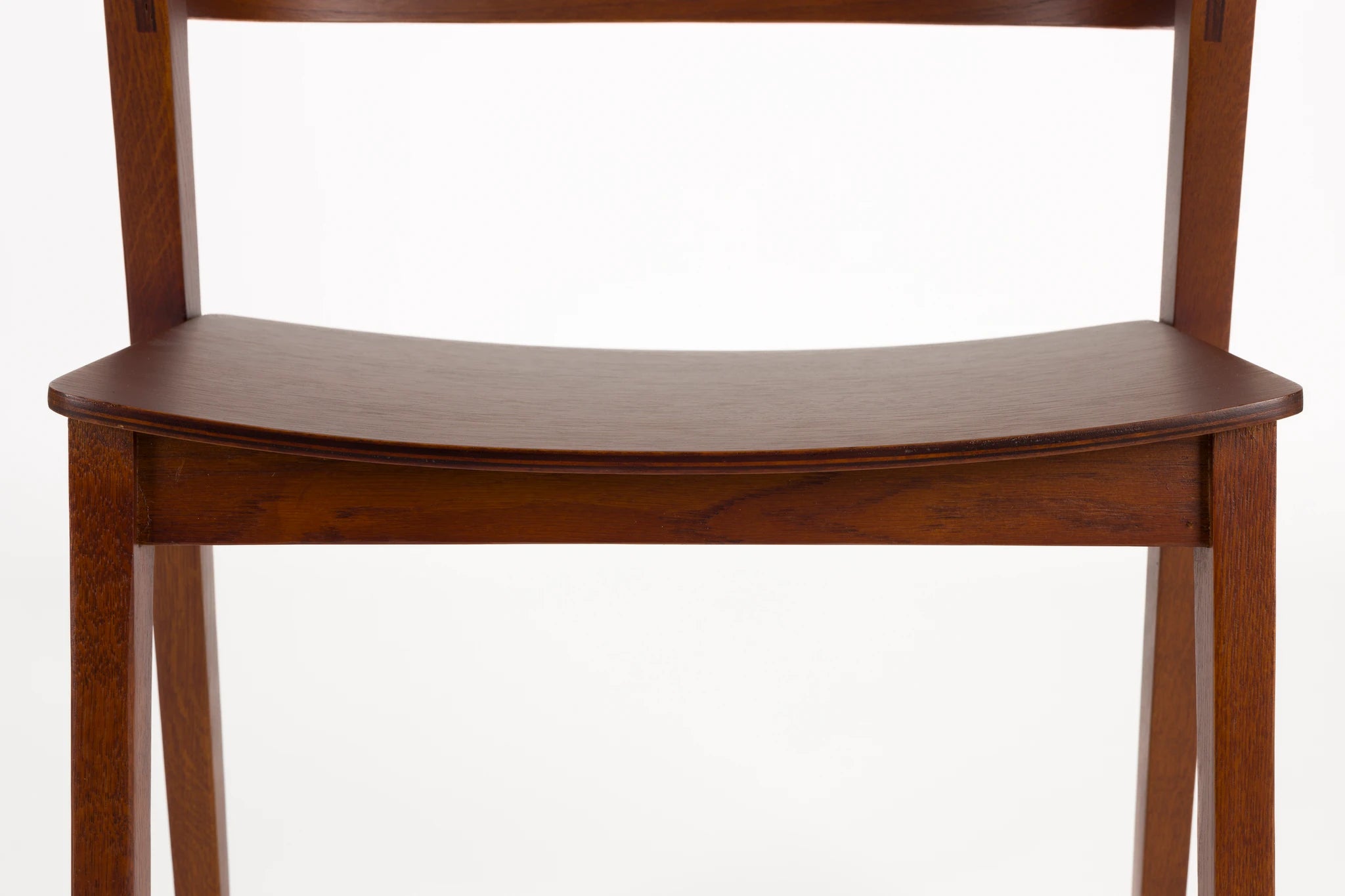 Set of 2 Wooz Walnut Brown Beech Wood Dining Chairs
