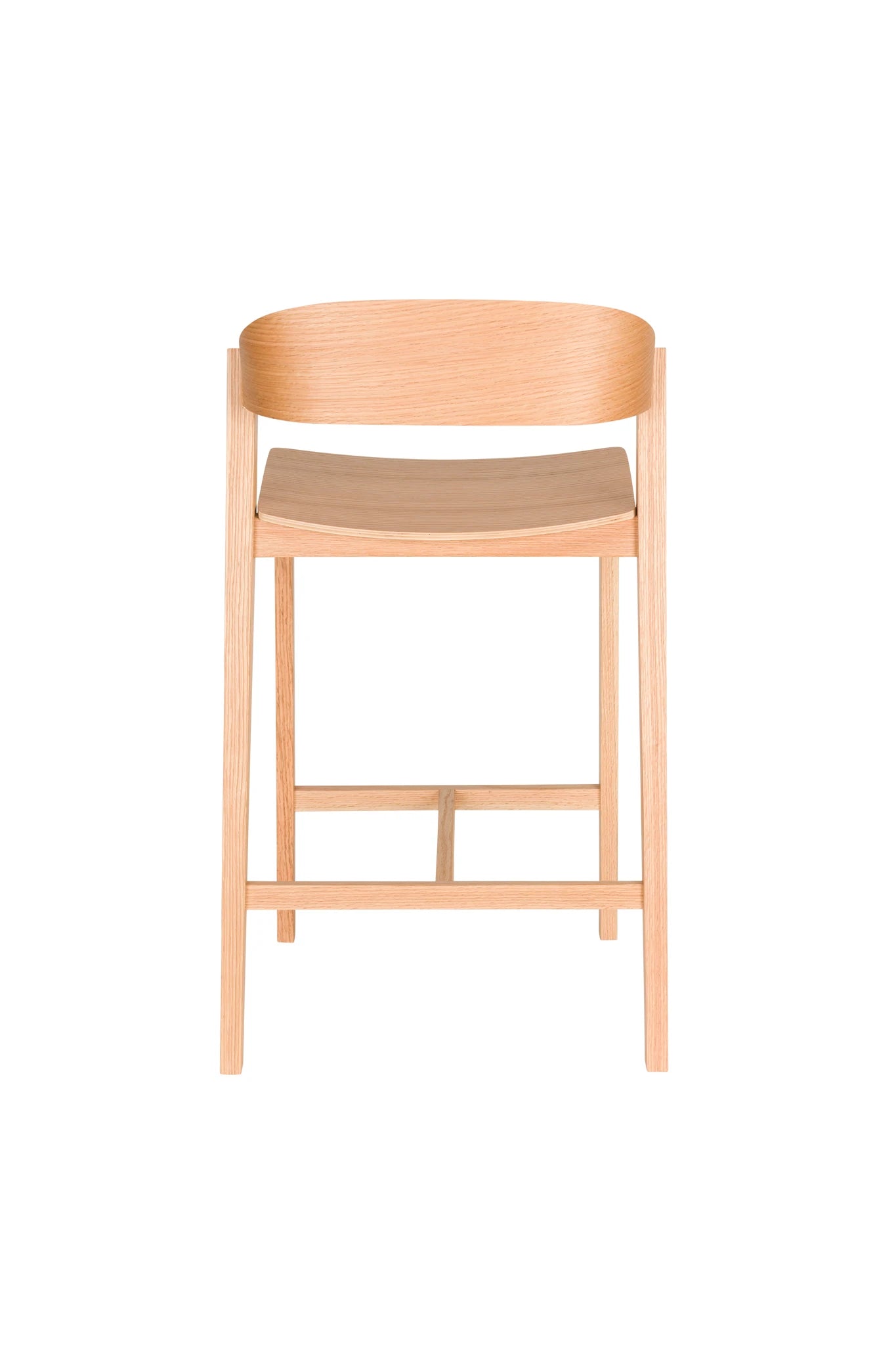 Wooz Natural Beech Wood Bar Stool