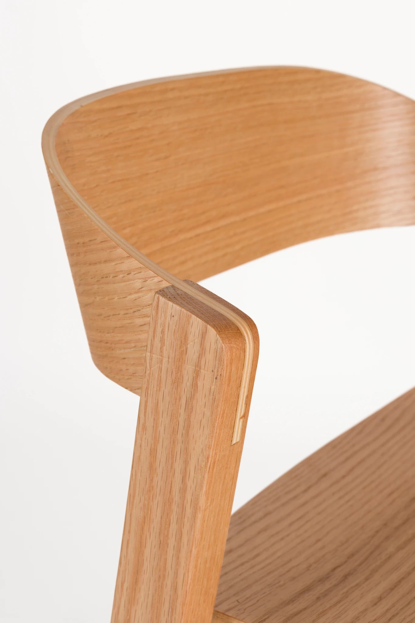 Wooz Natural Beech Wood Bar Stool